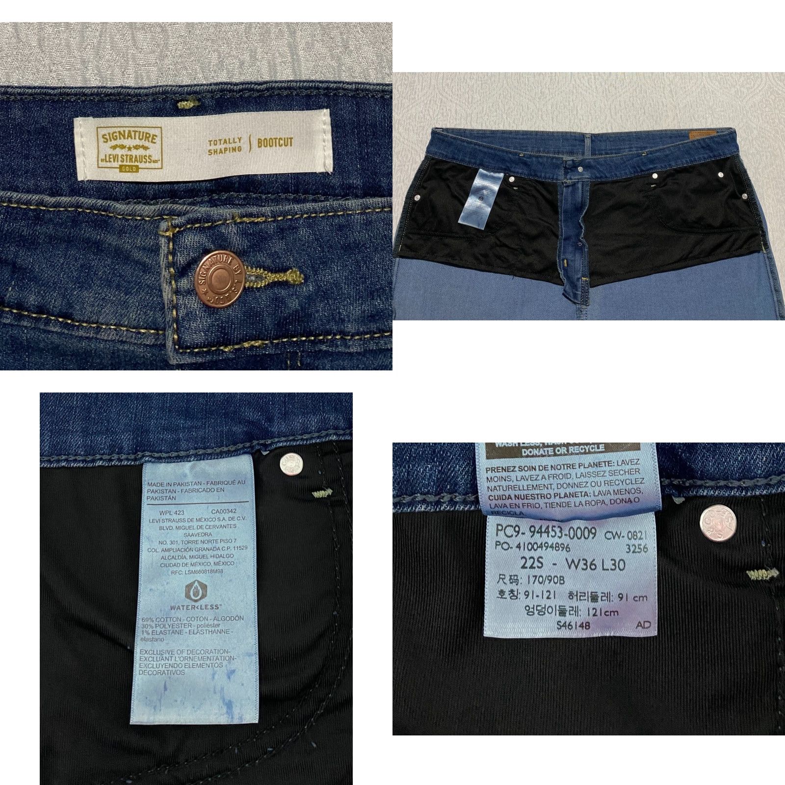 Vintage VINTAGE Signature Levi Strauss Gold Totally Shaping Bootcut Jeans Womens 22S Blue 40×29 Size 27" / US 4 / IT 40 - 8 Thumbnail