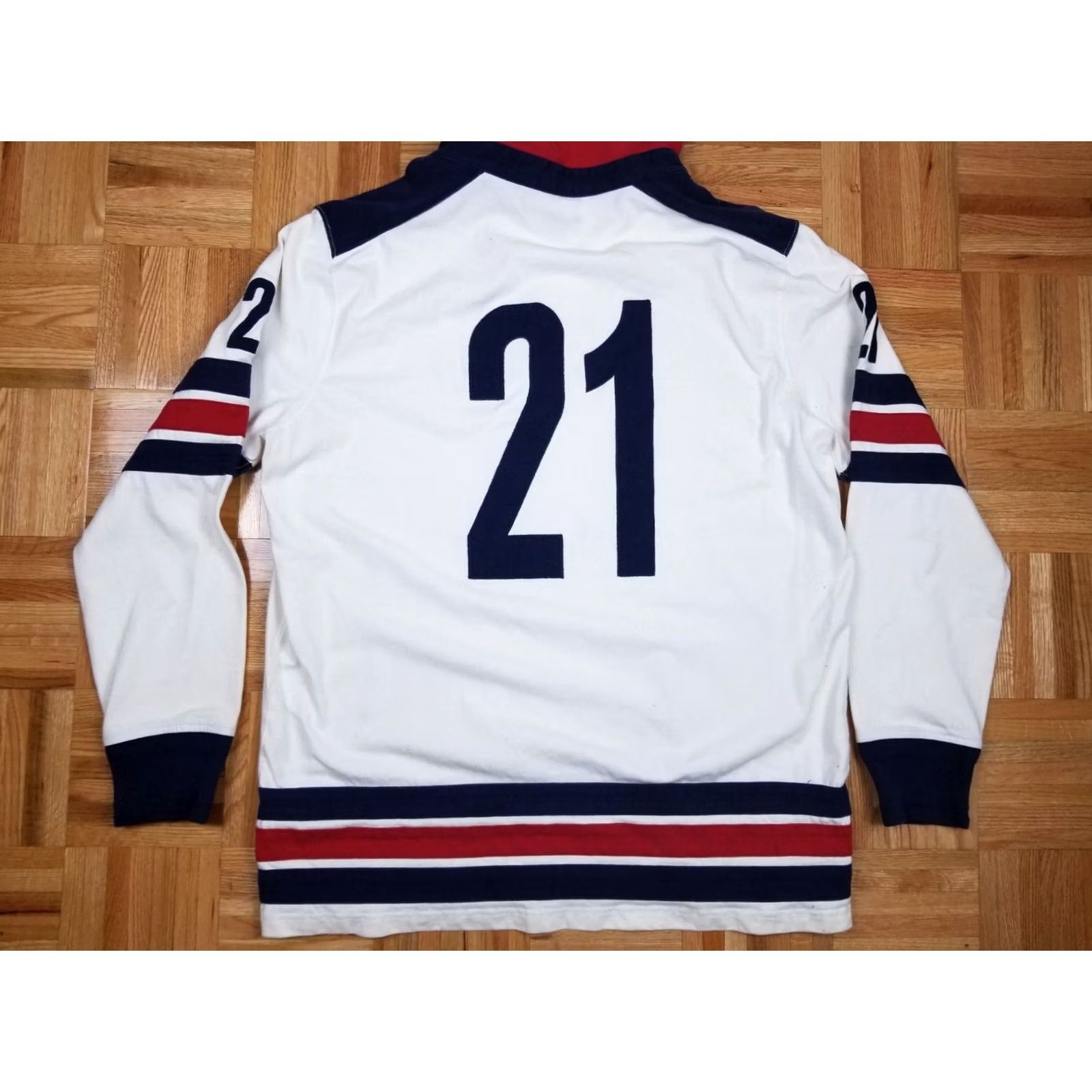 Polo Ralph Lauren VINTAGE RALPH LAUREN POLO K SWISS STADIUM P WING RUGBY SHIRT SZ LARGE 90' Size US L / EU 52-54 / 3 - 3 Thumbnail