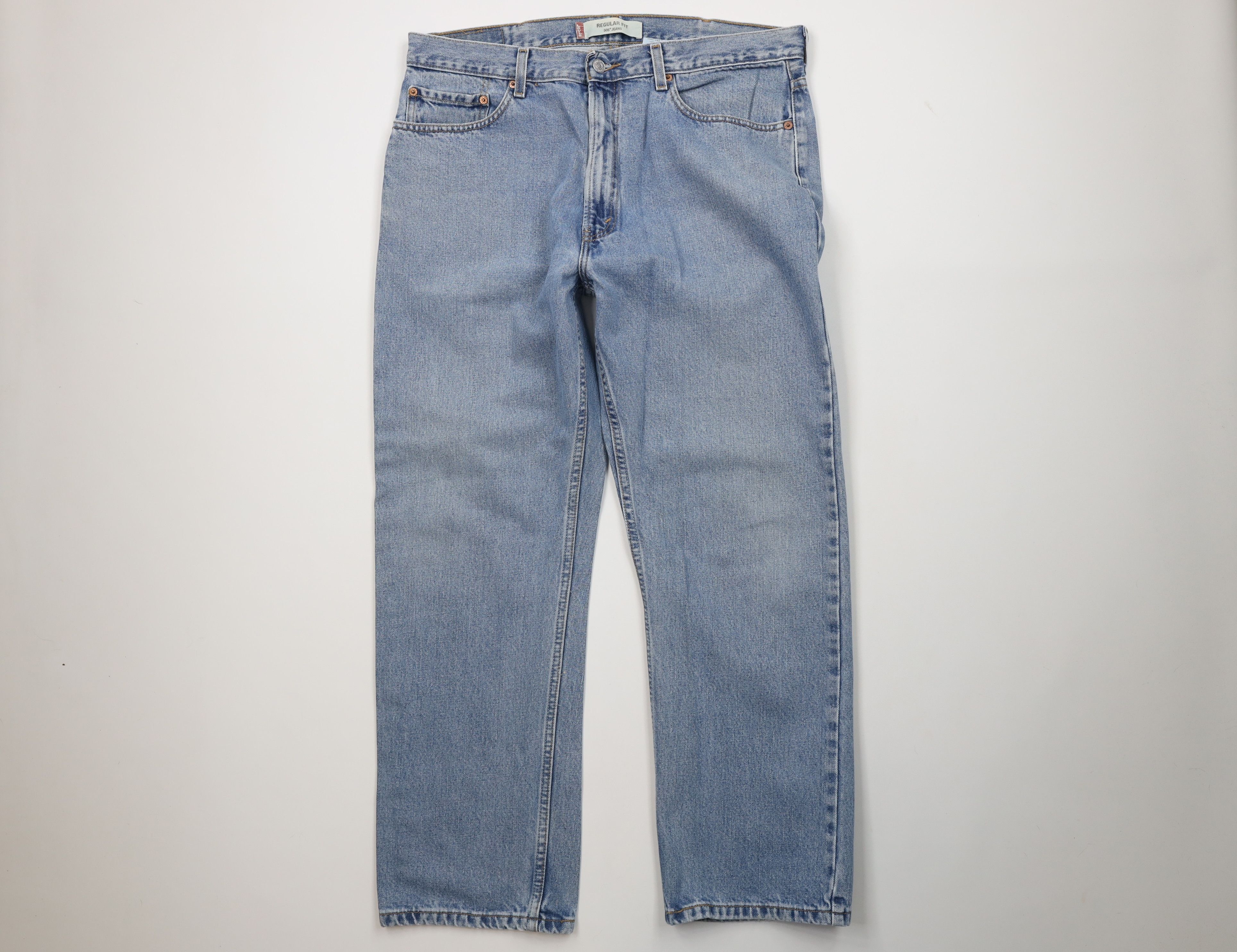 Levi's Vintage Y2K 2003 Levis 505 Regular Straight Leg Denim Jeans Size US 38 / EU 54 - 1 Thumbnail