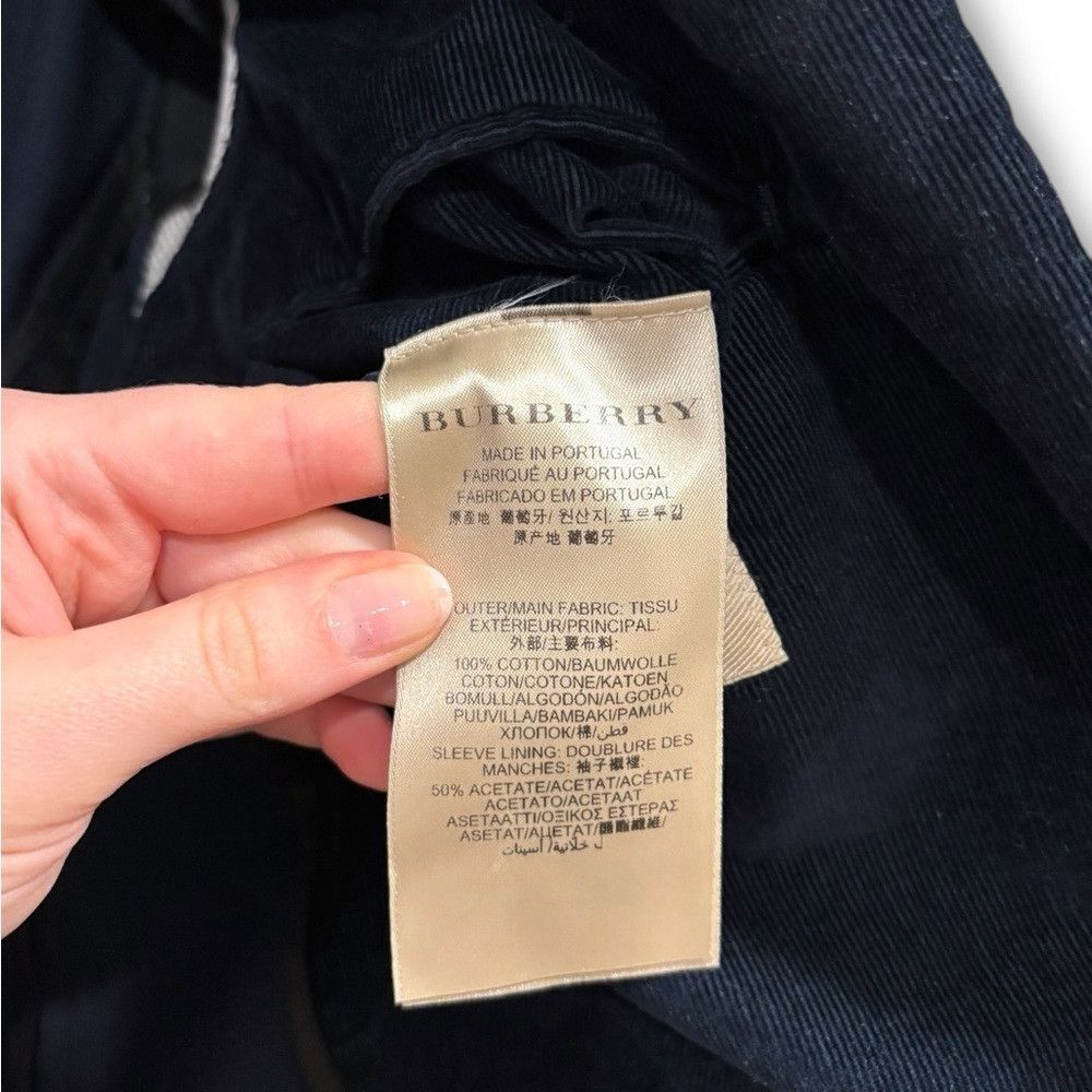 Burberry Burberry Men's Corduroy Navy Blue Blazer Jacket Size 44R Size 44R - 7 Thumbnail