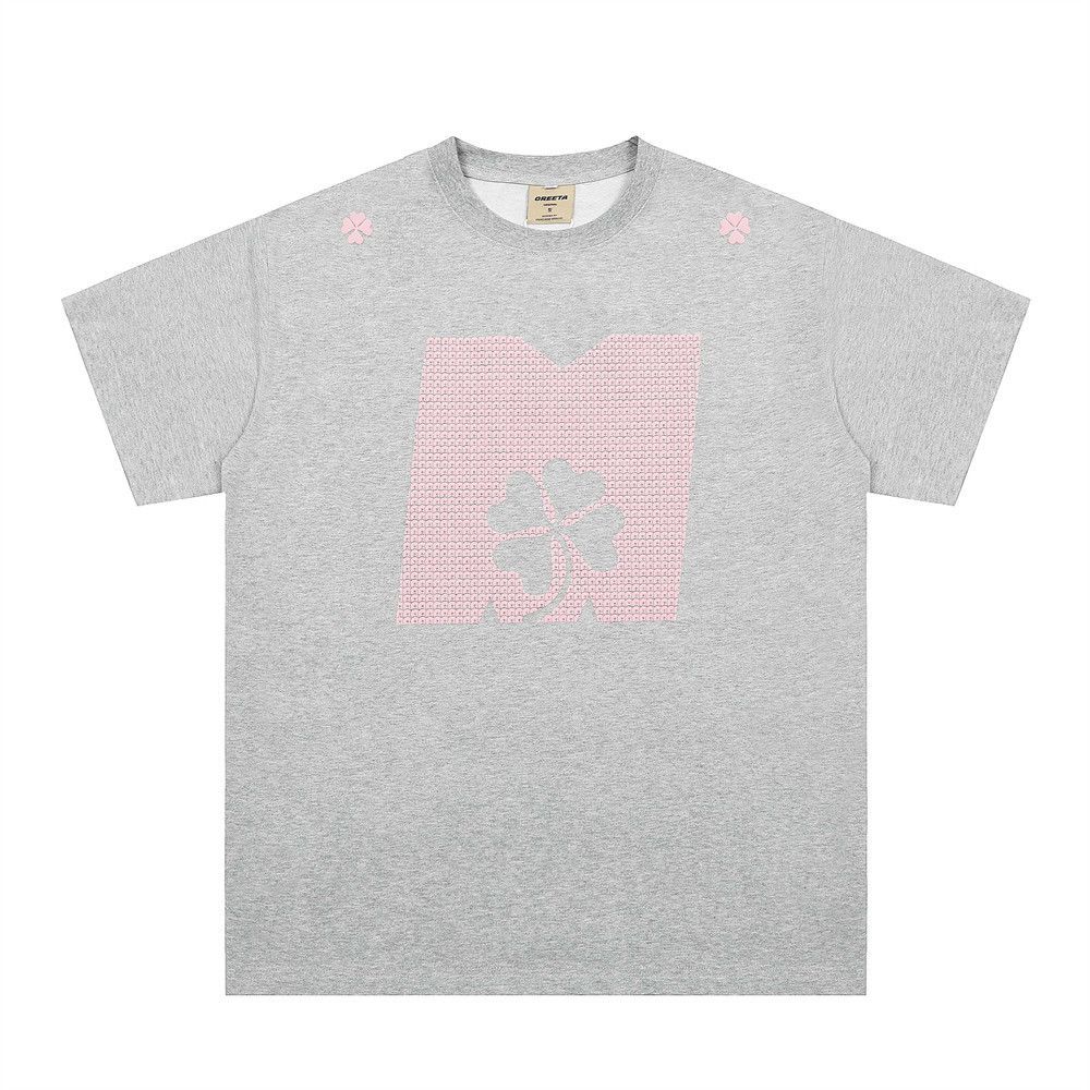 Japanese Brand × Vintage Four-leaf clover print casual short-sleeved tee Size US M / EU 48-50 / 2 - 1 Thumbnail