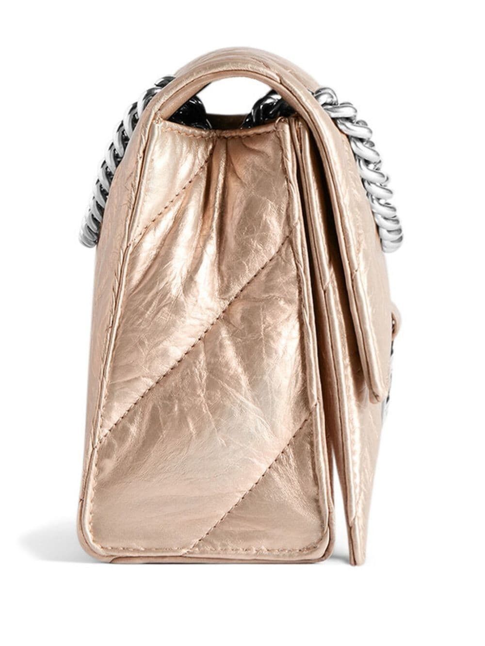 Balenciaga o1bcso1str0924 Size: OS / Crush Small Chain Bag Metallized Size ONE SIZE - 4 Thumbnail