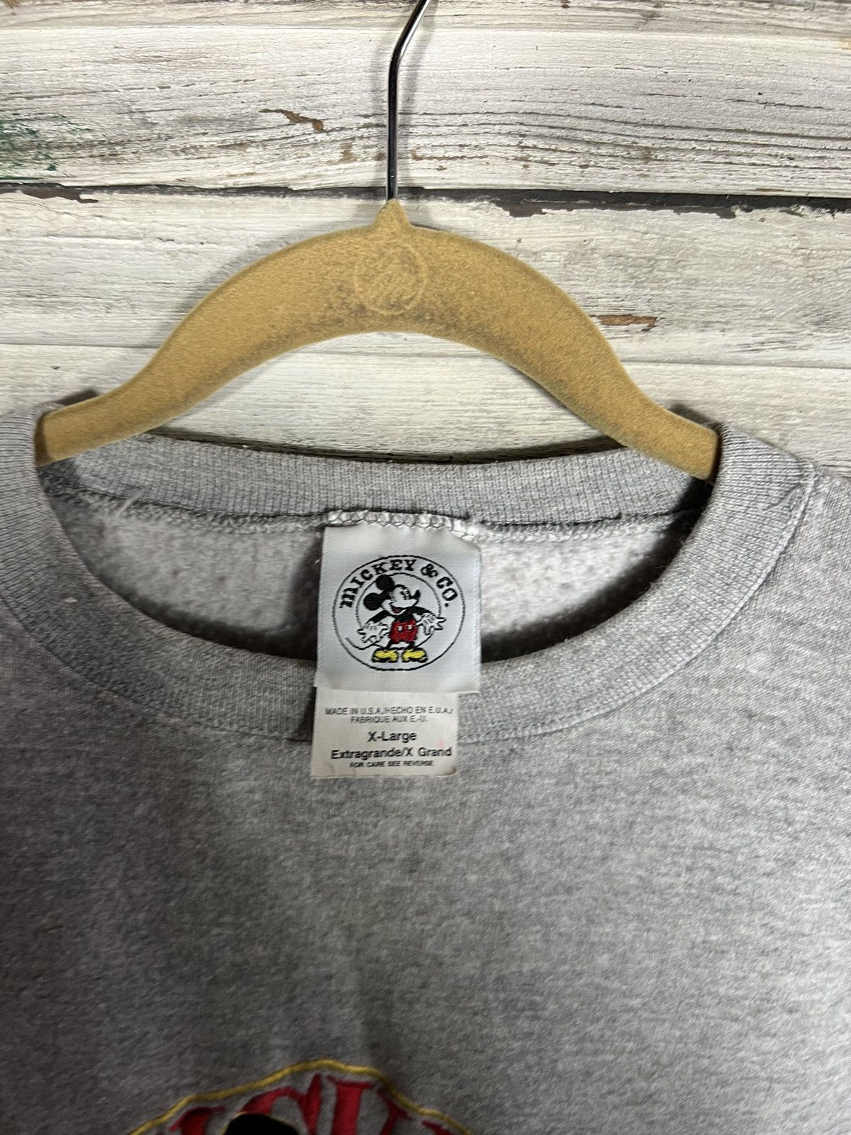 Disney × Vintage Vintage Mickey Mouse Disney Sweatshirt Size US XL / EU 56 / 4 - 3 Thumbnail