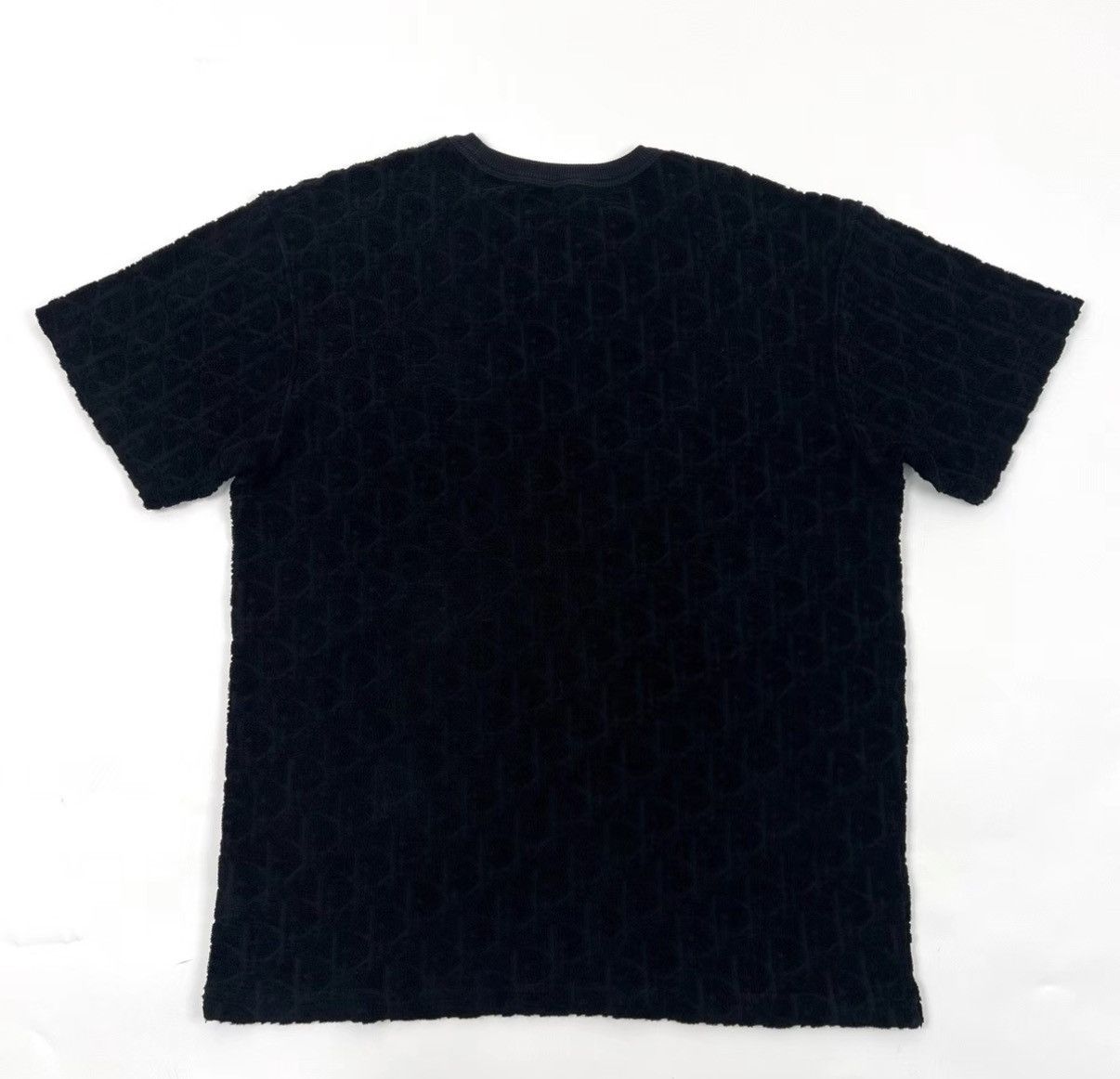 Dior Dior Black All-Over Monogram Logo Towel Short Sleeve K12 Size US S / EU 44-46 / 1 - 2 Thumbnail