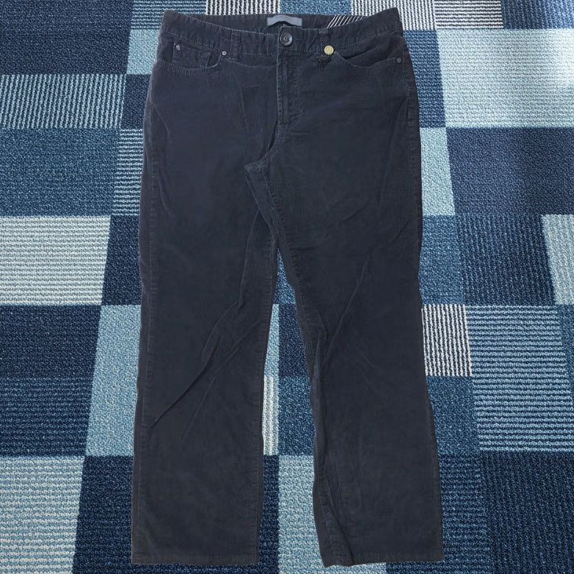 Nine West Women's 14 Nine West Black Corduroy Pants Size 36" / US 14 / IT 50 - 1 Thumbnail