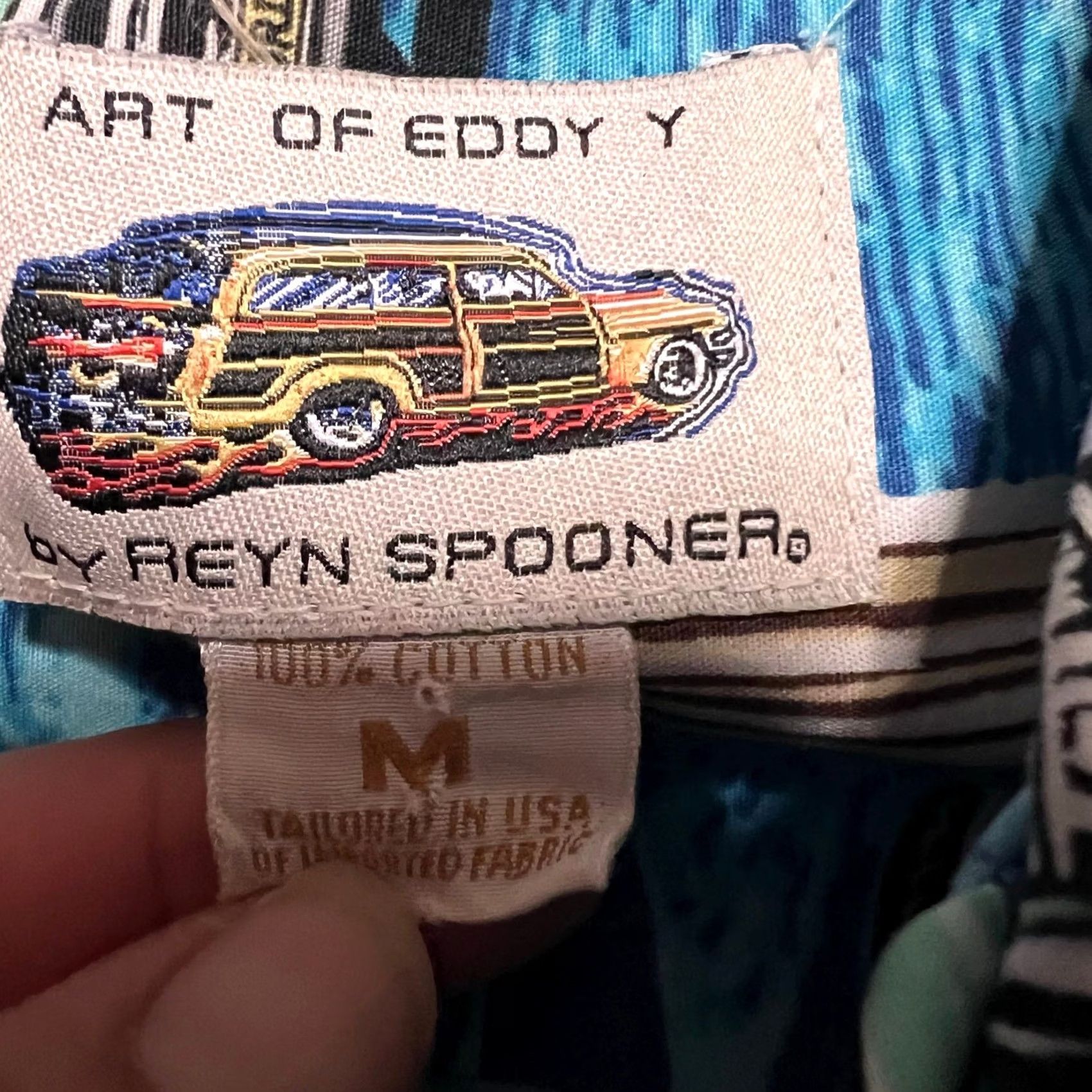 Reyn Spooner Reyn Spooner Shirt Mens Medium blue Surfboard Classic Car Button Size US M / EU 48-50 / 2 - 6 Thumbnail