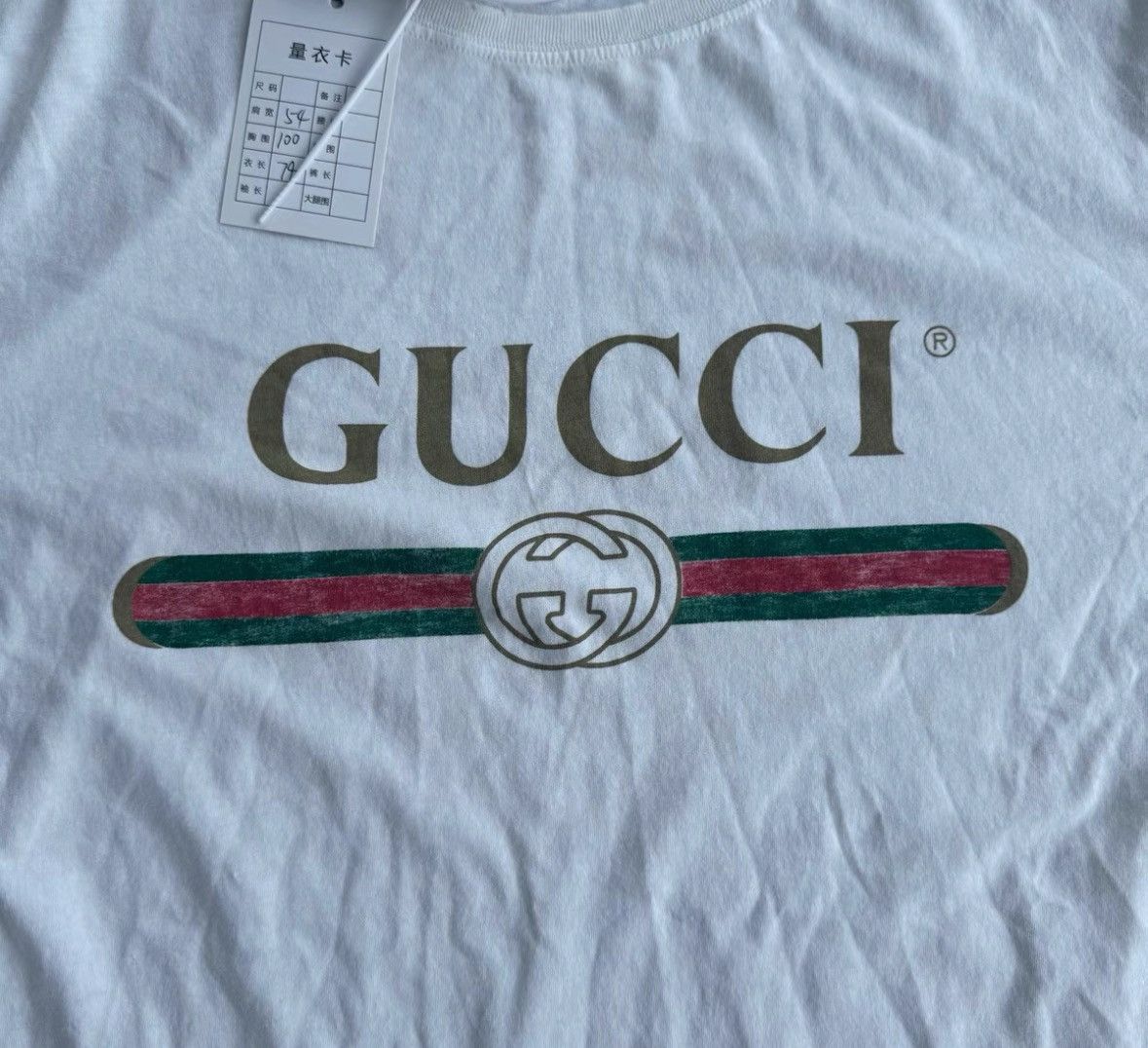 Gucci Gucci Gucci Vintage Logo Short Sleeve T-Shirt -2506 Size US L / EU 52-54 / 3 - 3 Thumbnail