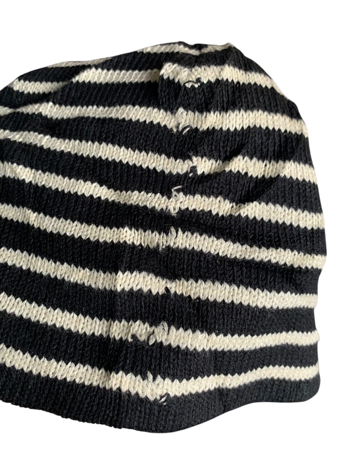 Japanese Brand × Vintage Stripe knitted Streetwear Winter Sessions Beanie hats Size ONE SIZE - 5 Thumbnail