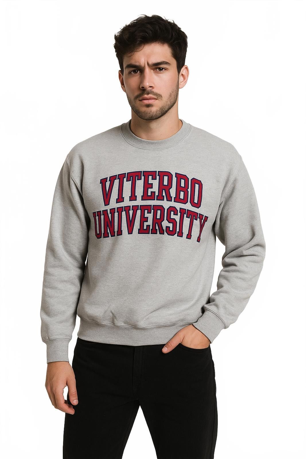 Champion Vintage Champion Viterbo University Sweatshirt – Grey Medium Size US M / EU 48-50 / 2 - 1 Thumbnail