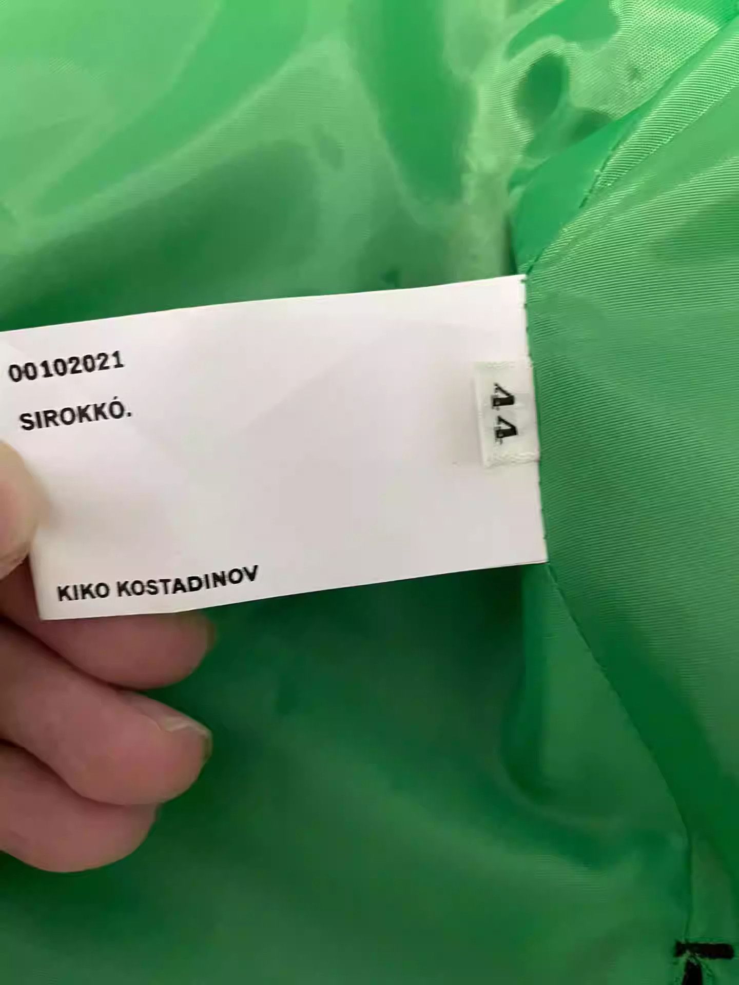 Kiko Kostadinov kiko kostadinov21ss court jacket Size US S / EU 44-46 / 1 - 4 Thumbnail