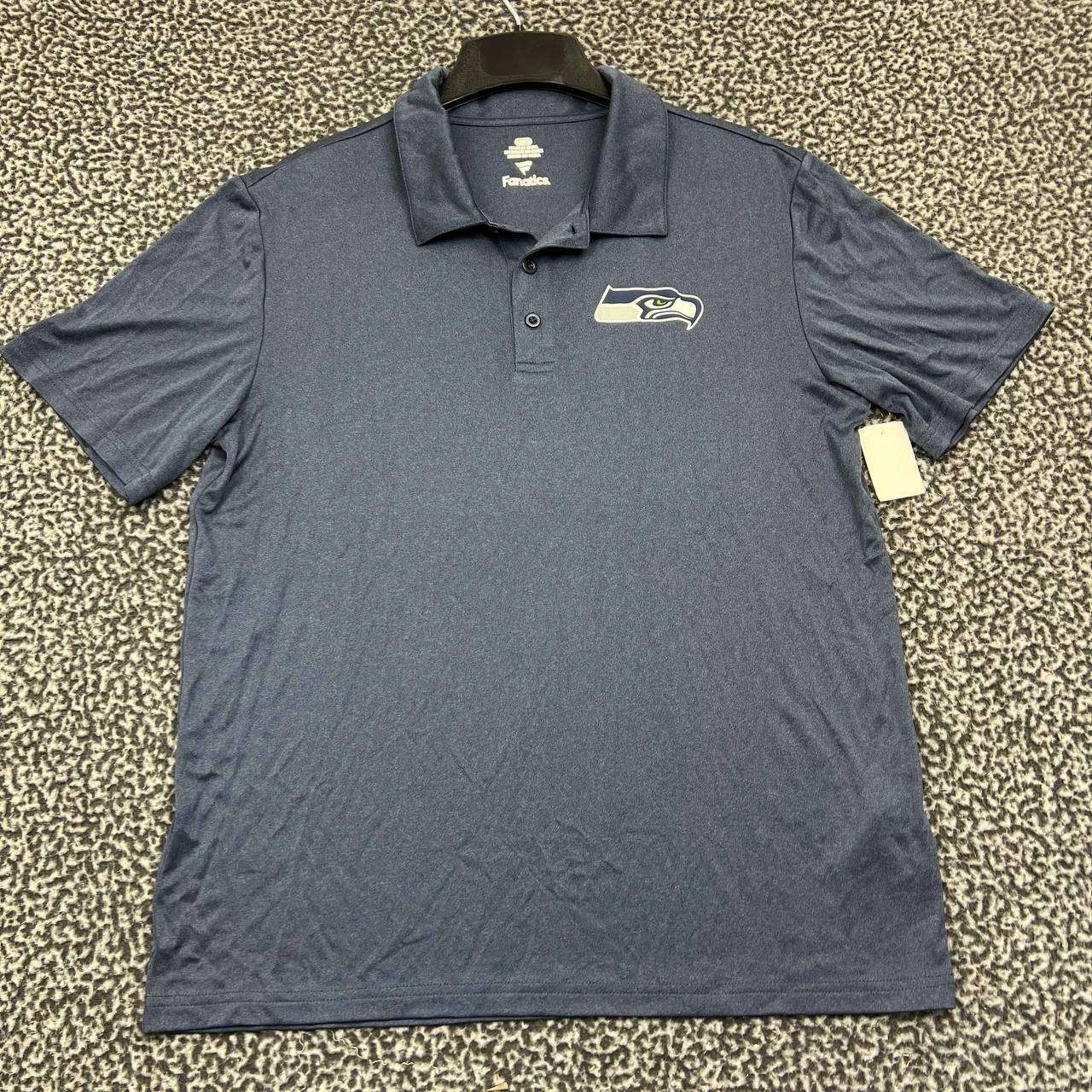 Other Seattle Seahawks Polo Shirt Men Short Sleeve Collared New L Size US L / EU 52-54 / 3 - 1 Thumbnail