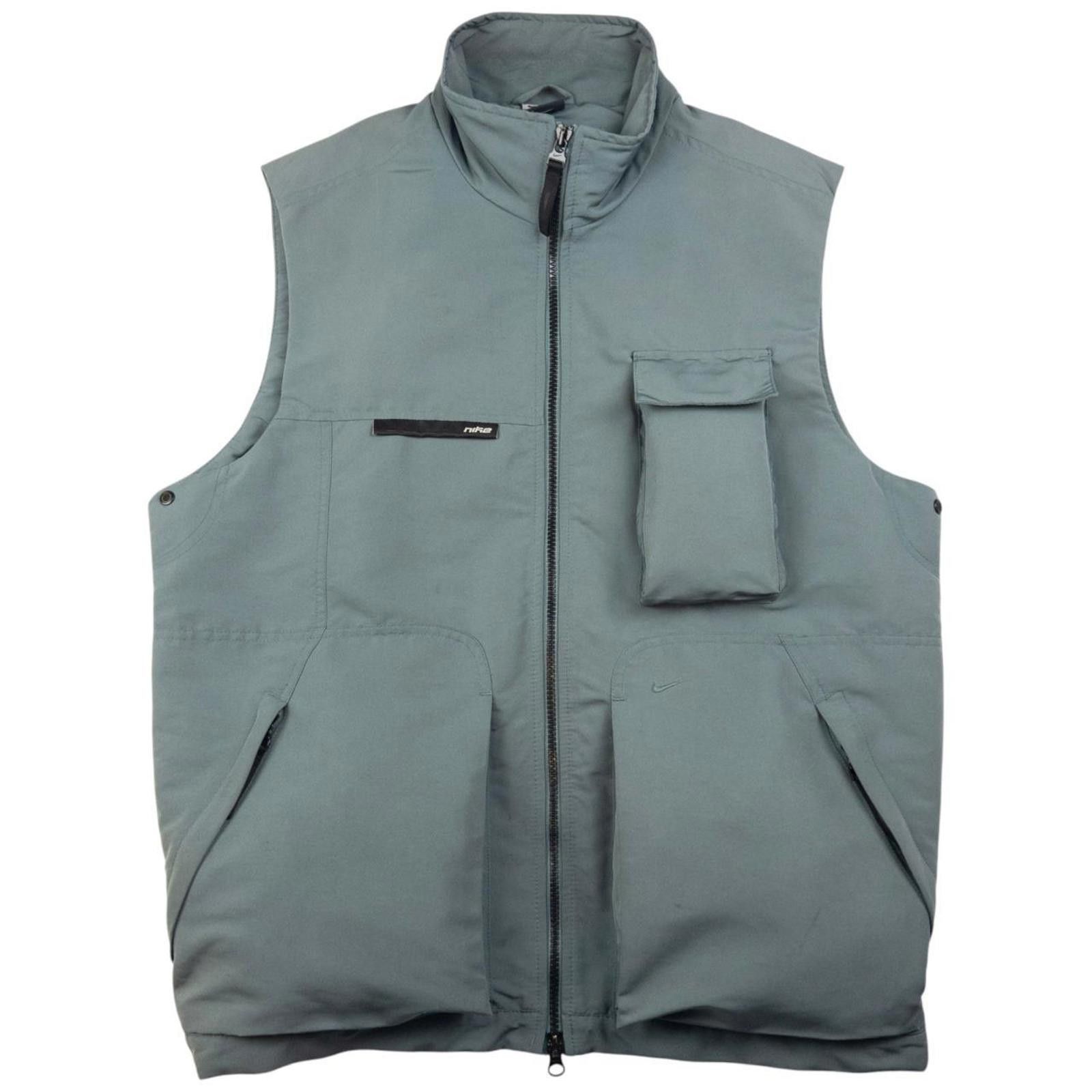 Nike Vintage Nike Zip Up Cargo Gilet Size M Size US M / EU 48-50 / 2 - 1 Thumbnail