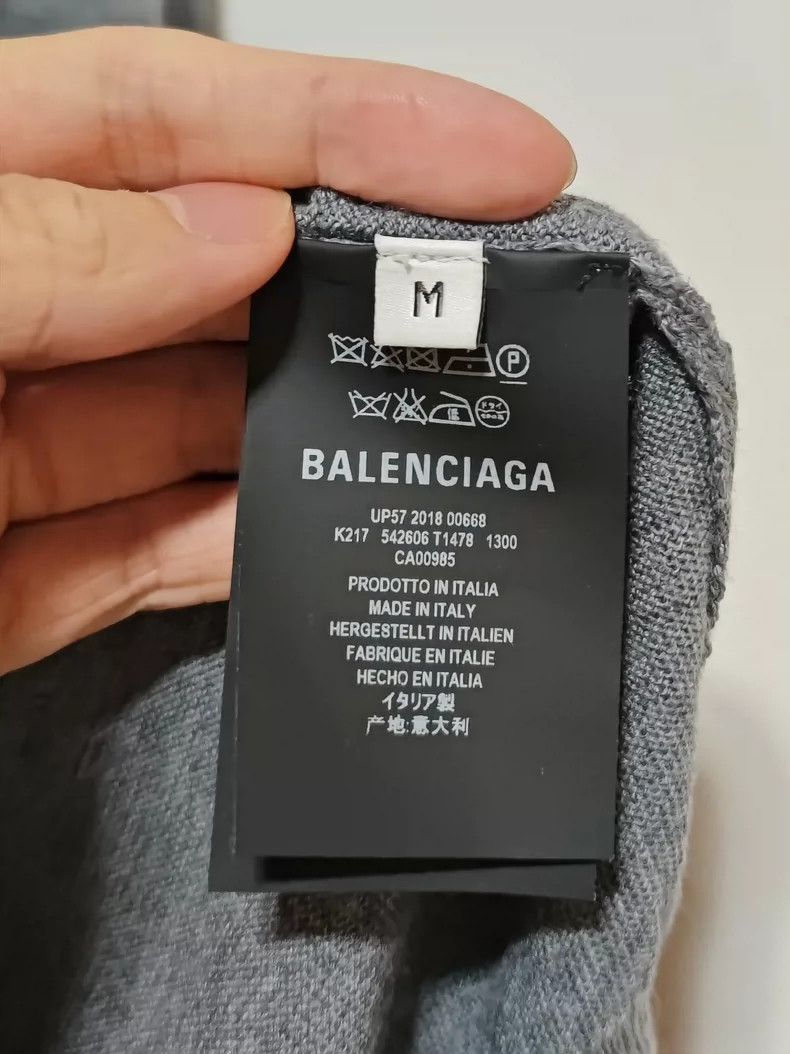 Balenciaga Balenciaga Double B wheat ear embroidery turtle neck Size US M / EU 48-50 / 2 - 4 Thumbnail