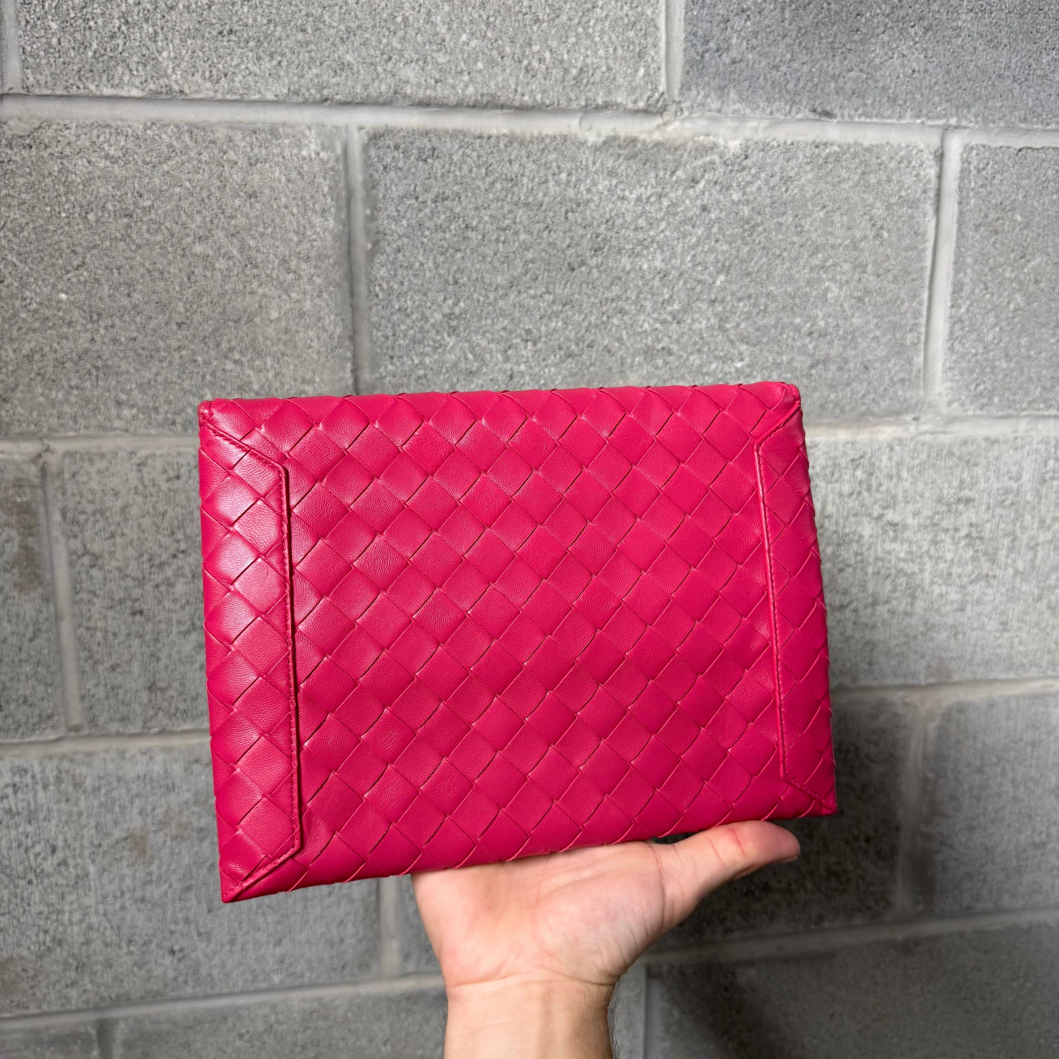 Bottega Veneta Bottega Veneta Pink Flap Pouch Wallet Size ONE SIZE - 2 Thumbnail