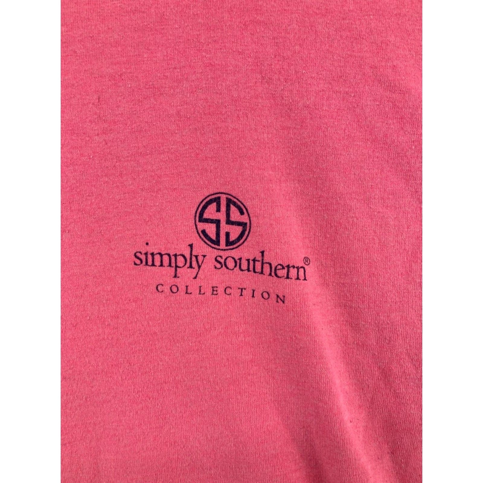 Vintage Simply Southern T Shirt Womens M Pink Solid Preppy Elements of the Prep Life Womens Size M / US 6-8 / IT 42-44 - 5 Thumbnail