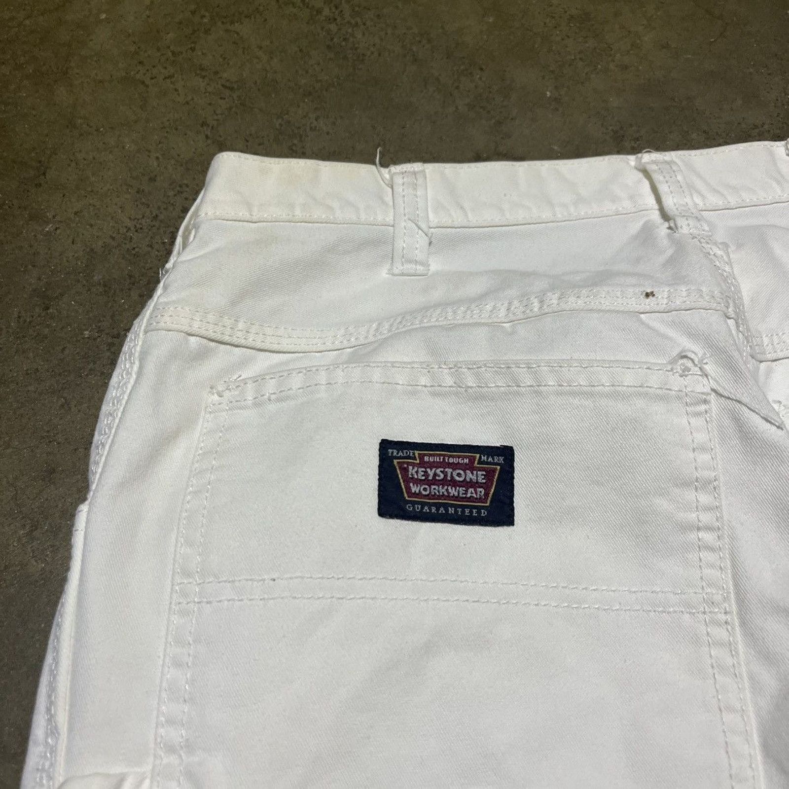 Vintage Vintage Y2k Keystone White Workwear Painter Pants 32x31 Size US 32 / EU 48 - 6 Thumbnail