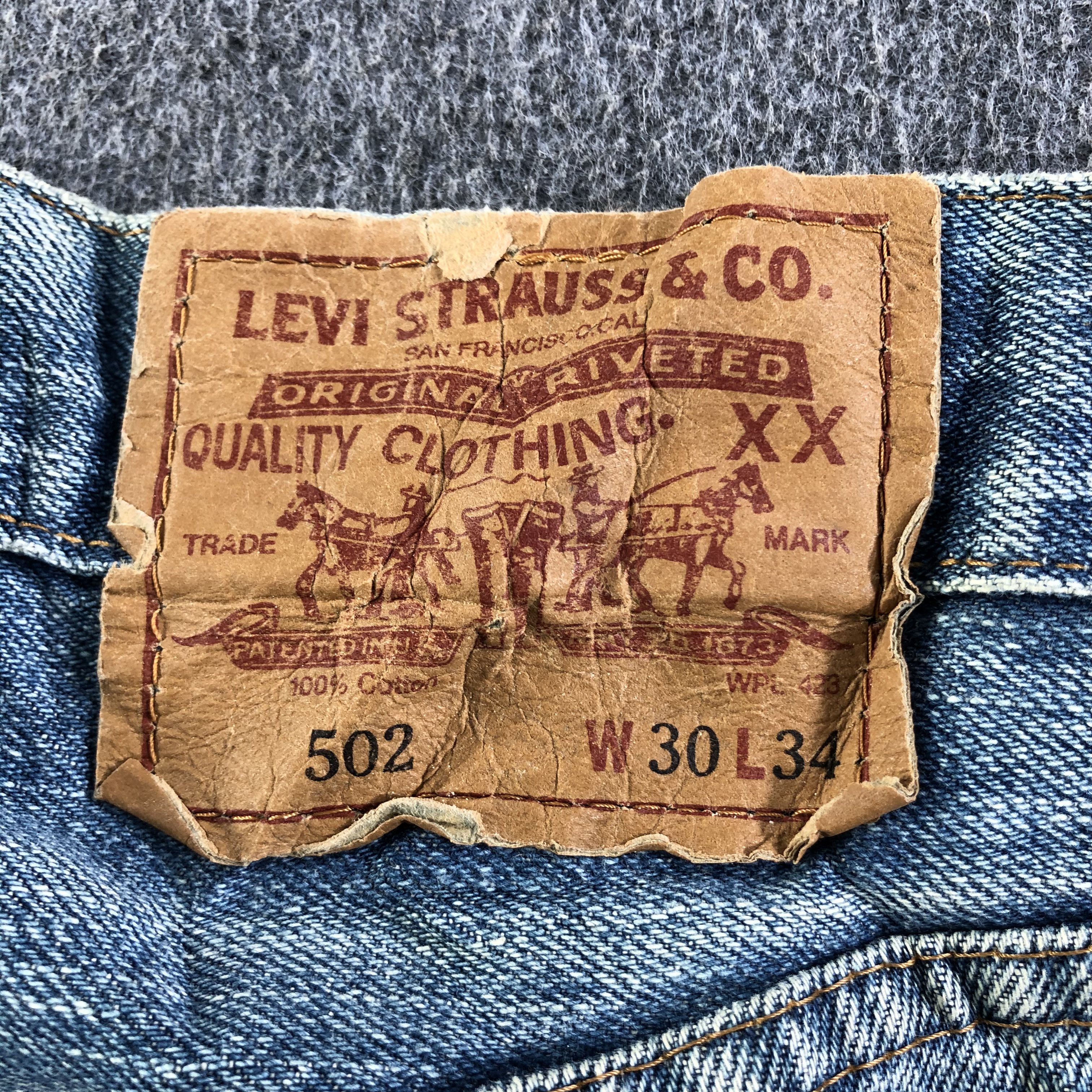 Levi's Vintage 90s Blue Wash Levis 502 Jeans-J3770 Size US 29 - 5 Thumbnail