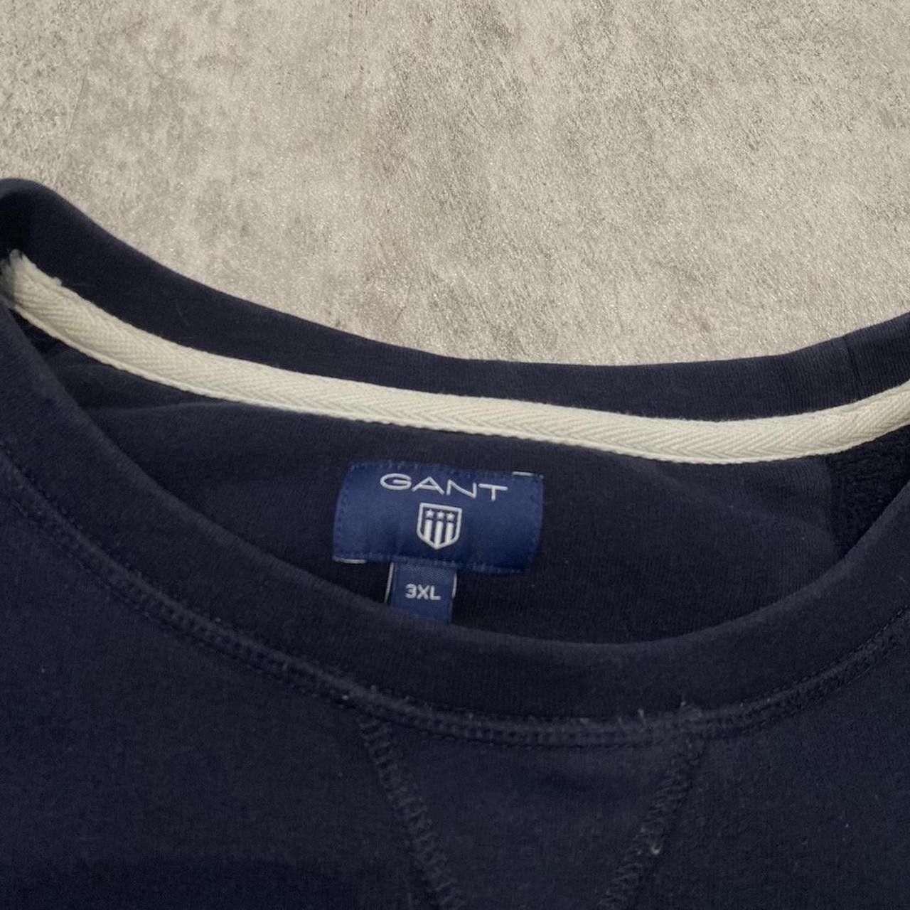 Gant Navy blue GANT sweatshirt with white logo Size US M / EU 48-50 / 2 - 4 Thumbnail