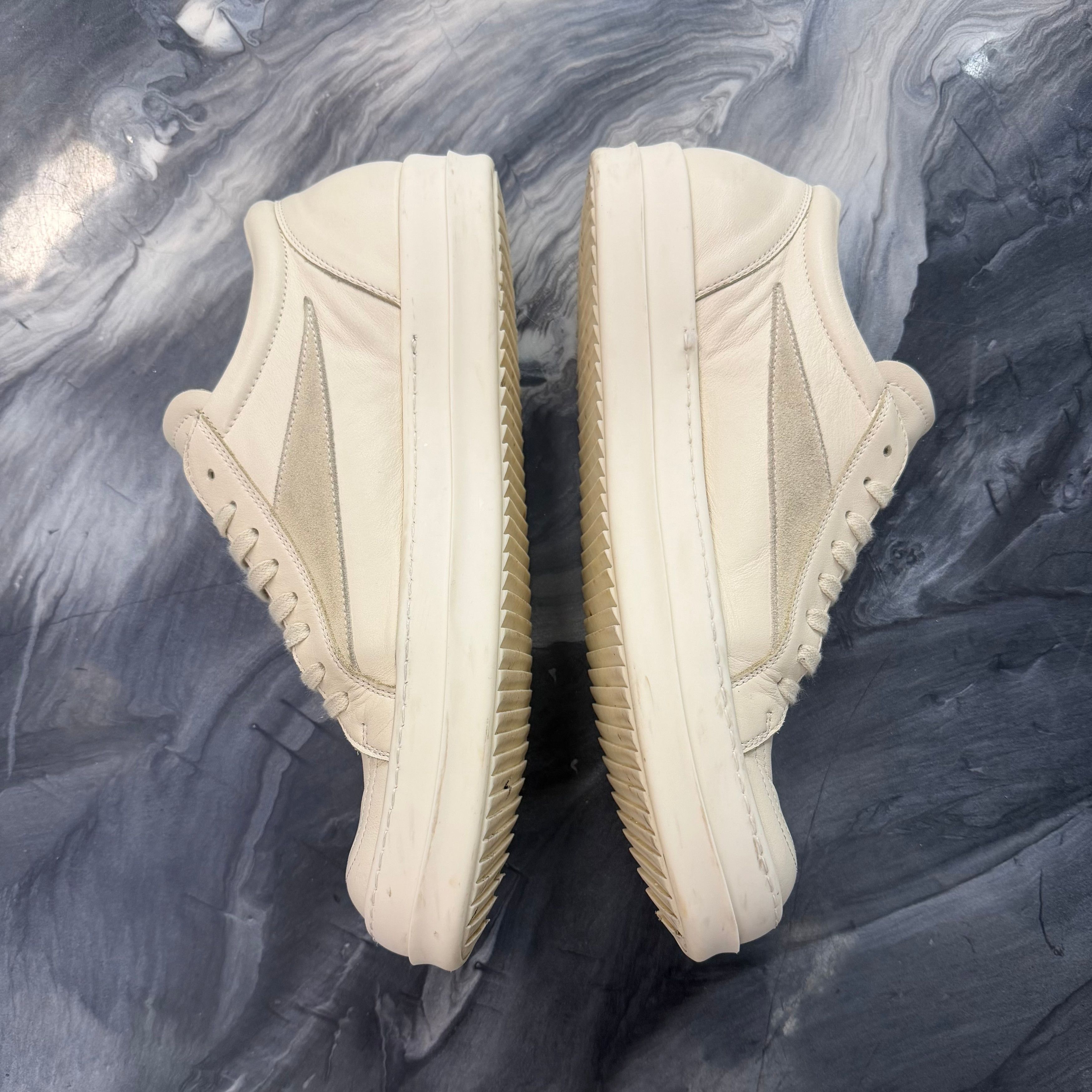 Rick Owens Rick Owens Mainline Vintage Low White Size US 12 / EU 45 - 3 Thumbnail