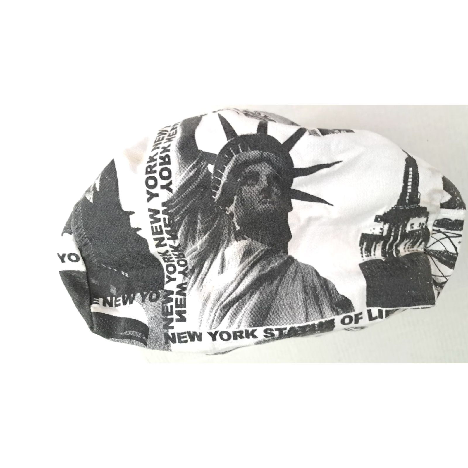 CLOSED VINTAGE Statue of Liberty Canvas Zipper Close Shoulder Tote Bag 14x15 Size ONE SIZE - 8 Thumbnail
