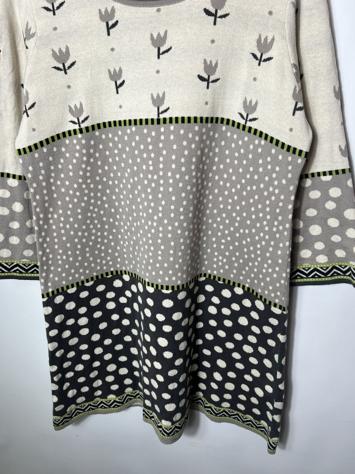 Gudrun Sjoden Vintage Gudrun Sjoden Knitted Dress 100 % Organic Cotton Size L / US 10 / IT 46 - 5 Thumbnail