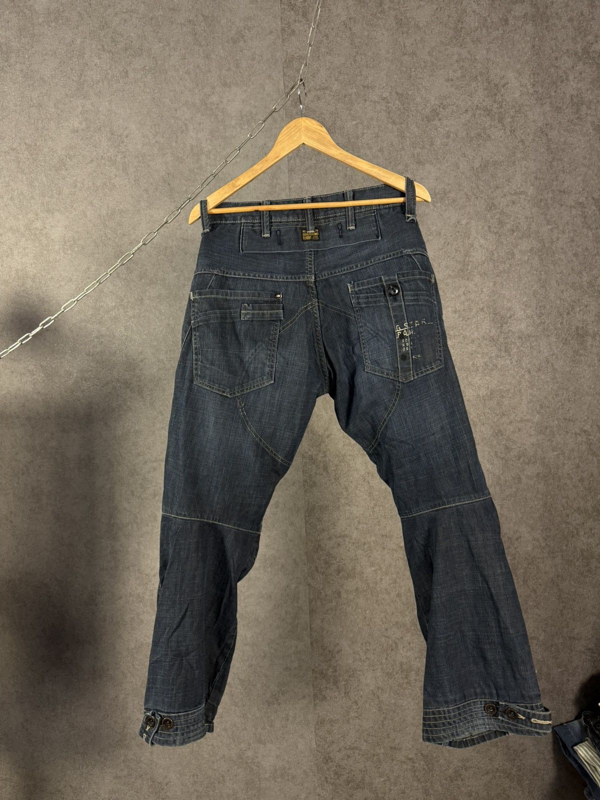 G-Star G Star Raw vintage designer biker jeans Size US 32 / EU 48 - 6 Thumbnail