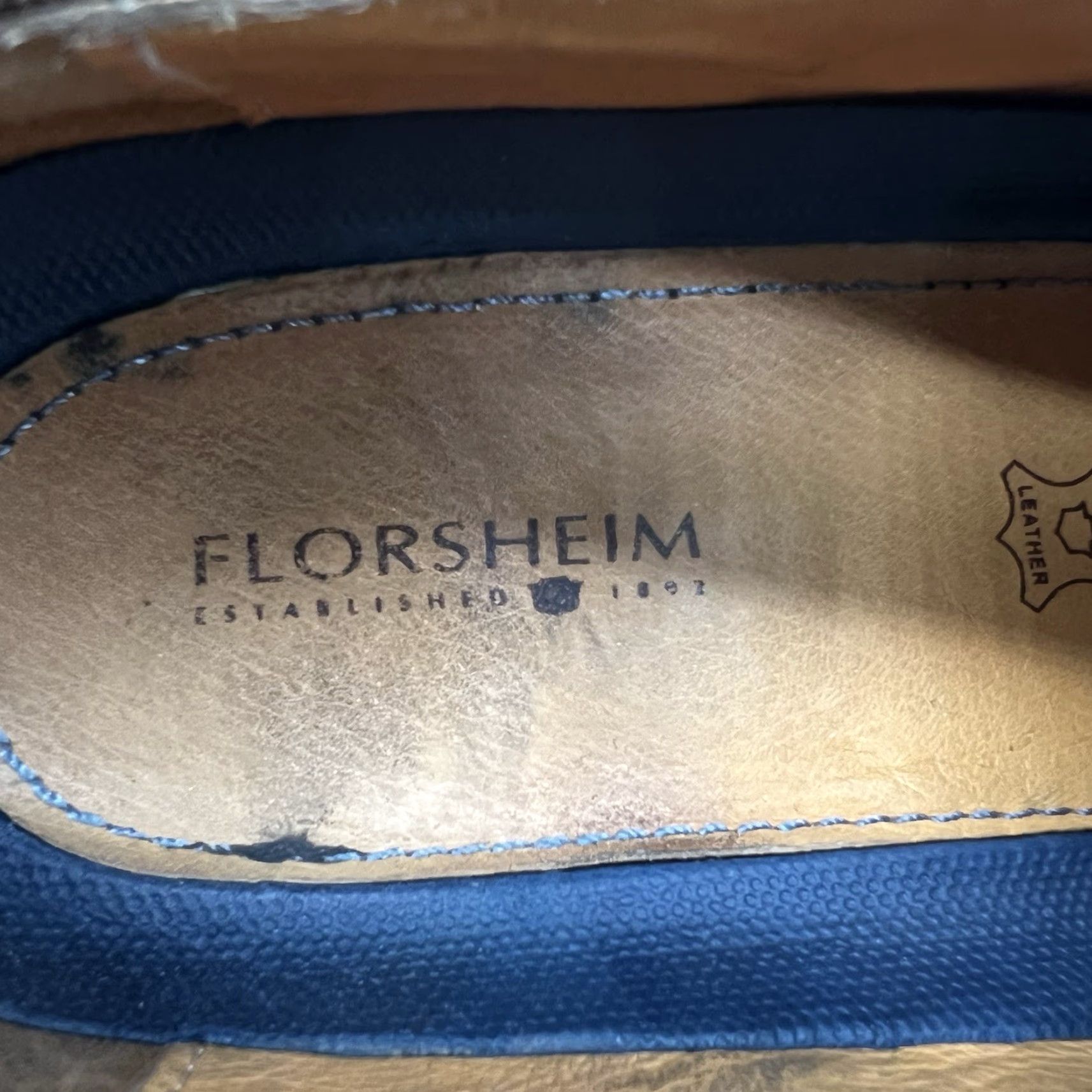 Florsheim Florsheim Cap Toe Shoes Leather Men’s 11.5 Brown Lace Oxford Casual Mens Size ONE SIZE - 5 Thumbnail