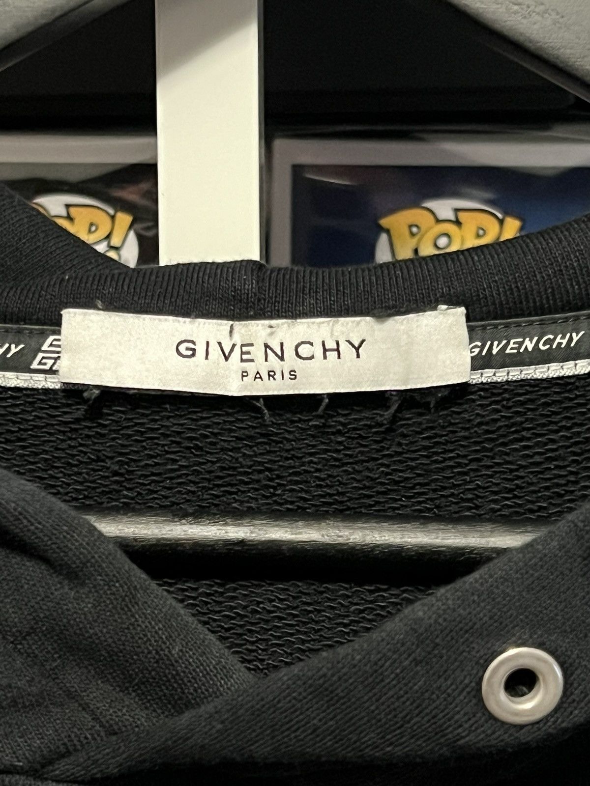 Givenchy Givenchy Destroyed Logo Hoodie Size US XXL / EU 58 / 5 - 4 Thumbnail