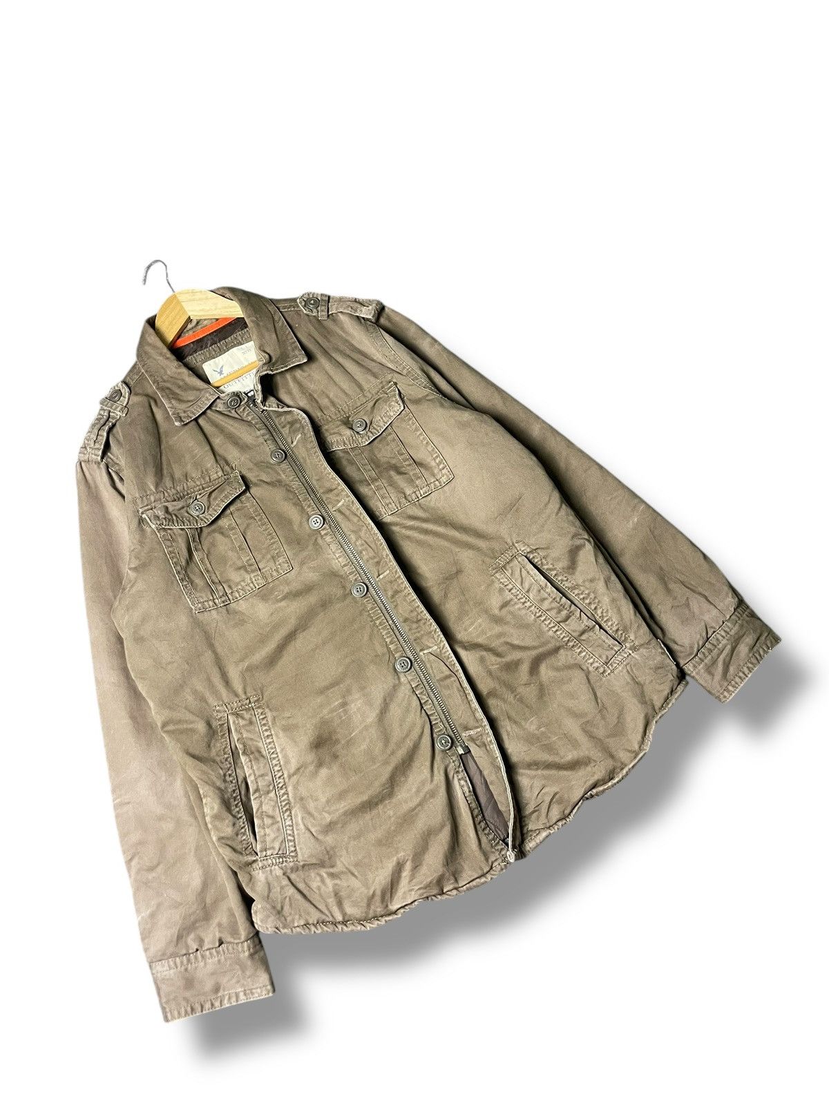 American Eagle Outfitters × Japanese Brand × Vintage American Eagle Outfitters Multi-pocket Jacket (84) Size US XL / EU 56 / 4 - 5 Thumbnail