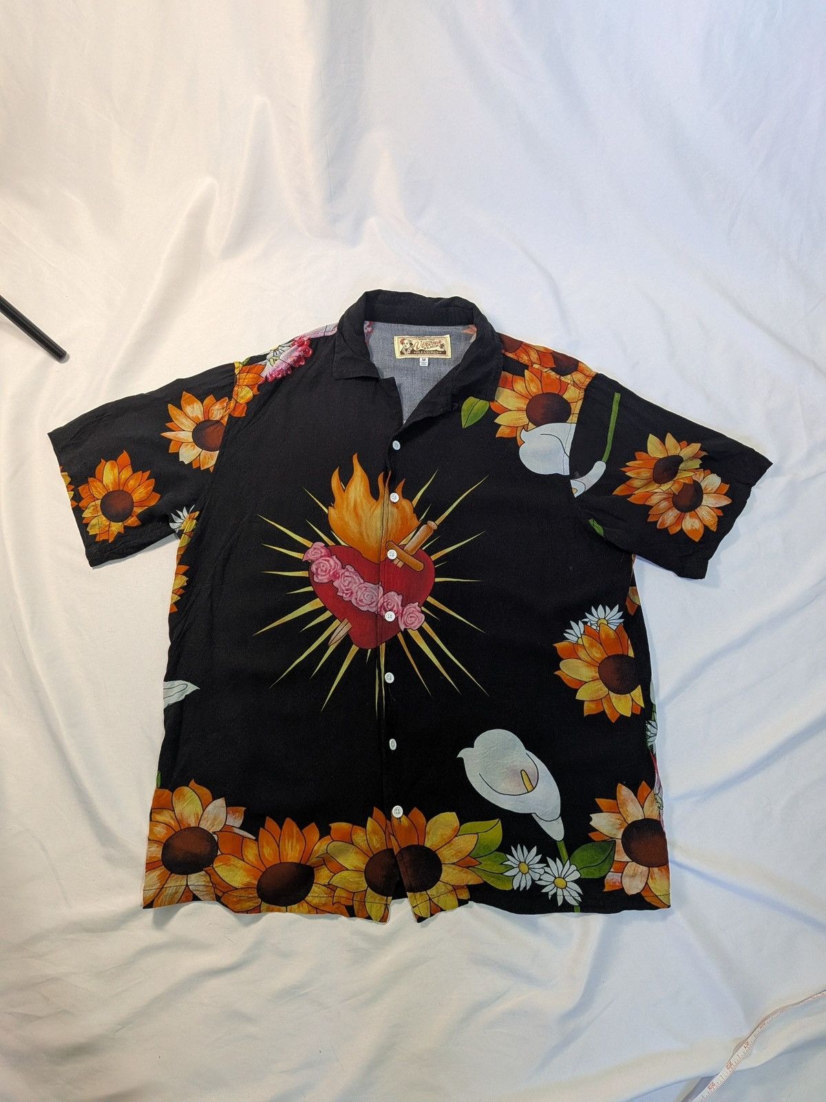 Pleasures RARE Pleasures "Romeo" Gangster Rayon Shirt Black Men’s M Size US M / EU 48-50 / 2 - 1 Thumbnail