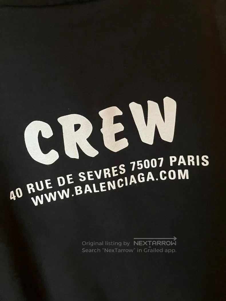 Balenciaga Balenciaga Letter Logo Printed Black Hooded Zip-up Sweatsh Size US S / EU 44-46 / 1 - 4 Thumbnail