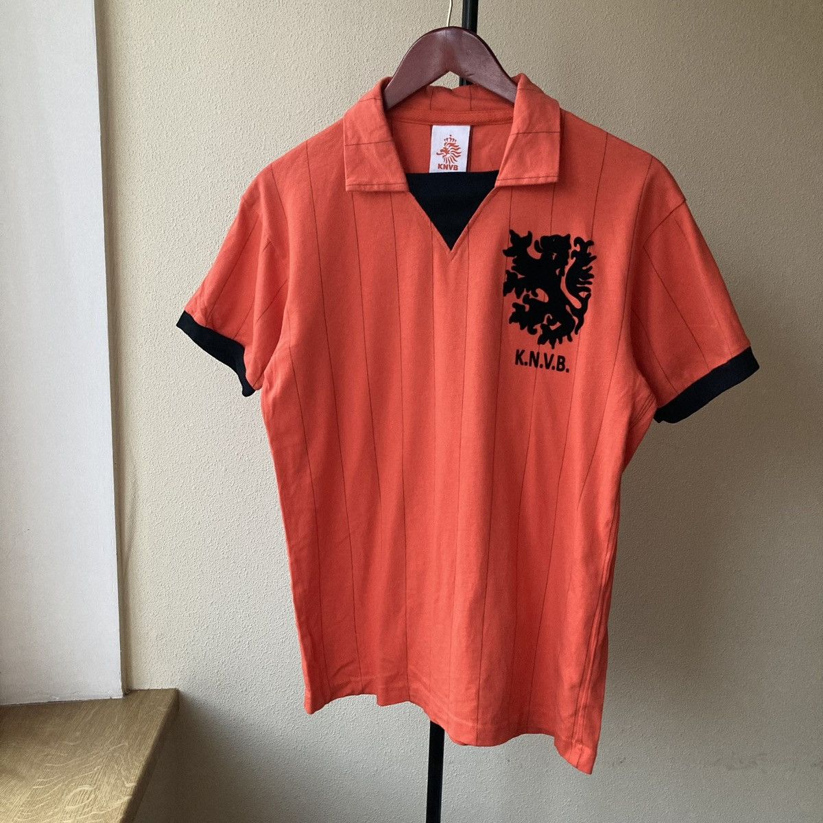 Vintage Blokcore Netherlands Jersey Retro 80s T Shirt Soccer Size US S / EU 44-46 / 1 - 1 Thumbnail