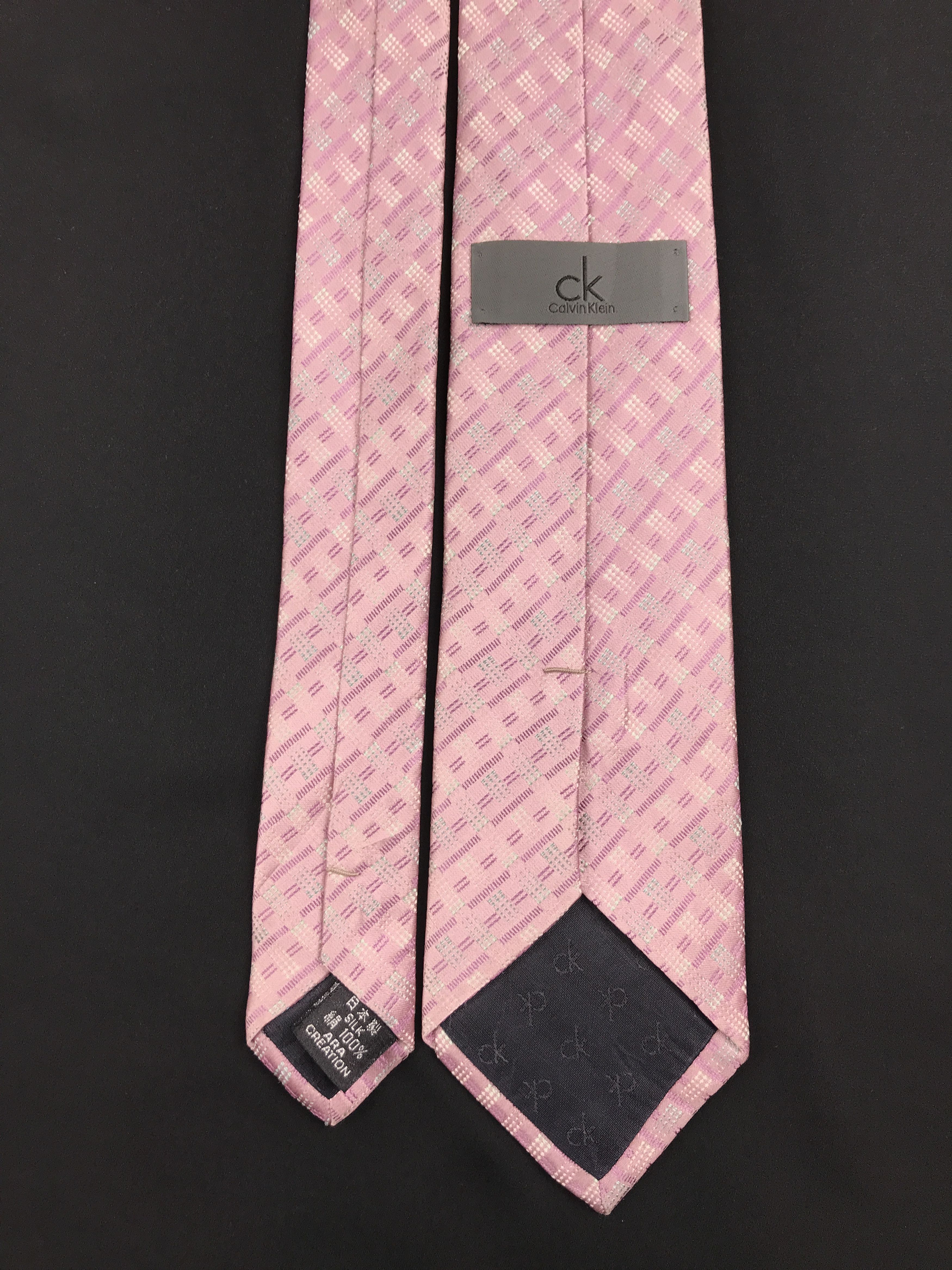 Calvin Klein × Designer × Vintage Vintage Calvin Klein Silk Necktie Size ONE SIZE - 3 Thumbnail