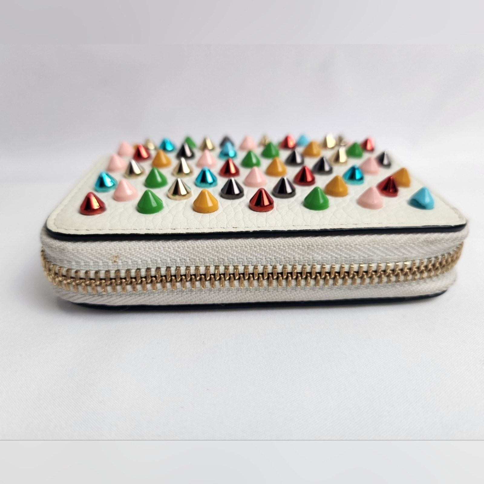 Christian Louboutin Christian Louboutin Multicolor Stud Panettone Spikes Wallet Size ONE SIZE - 8 Thumbnail