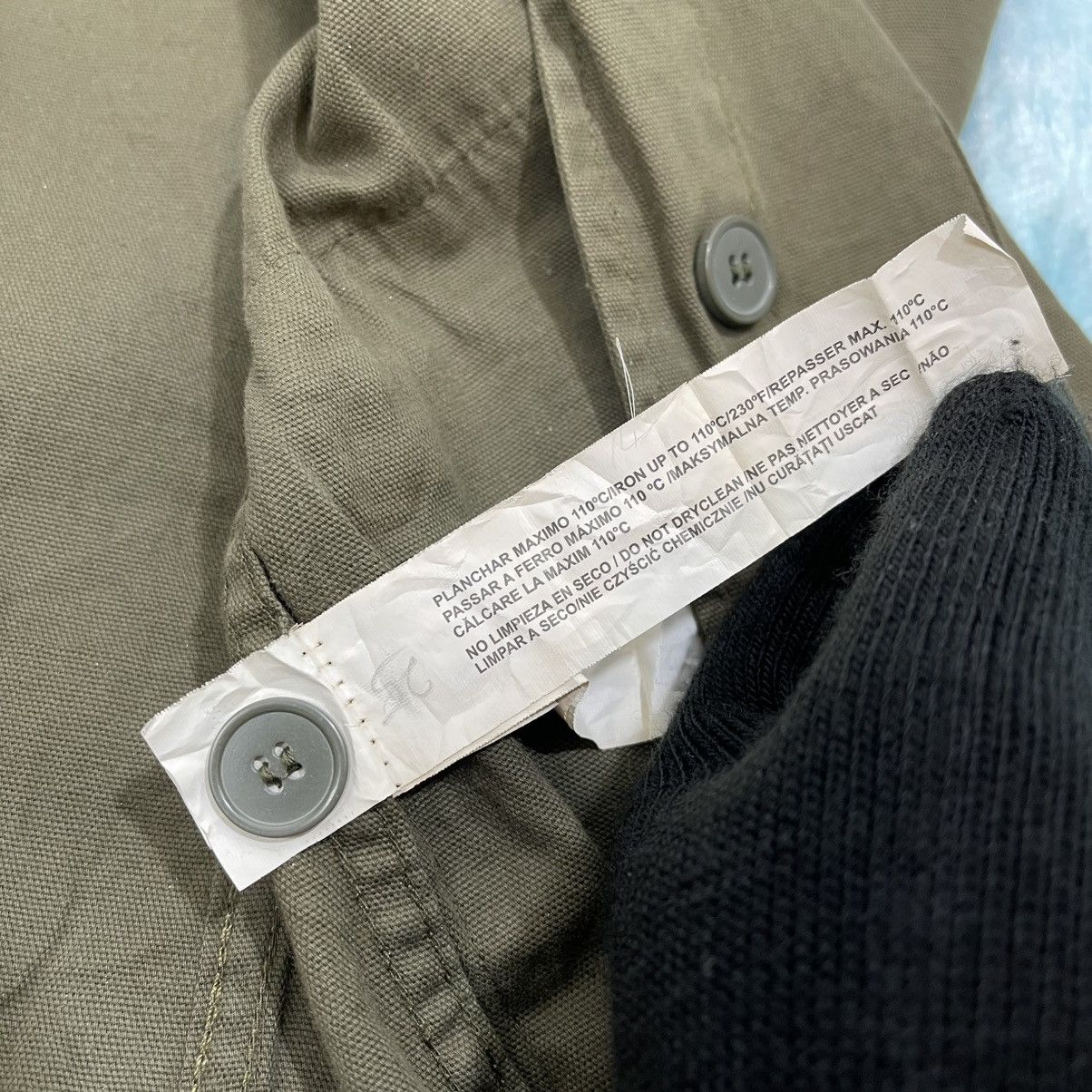 Zara Zara Olive Green Jacket with Embroidered Detail Size M / US 6-8 / IT 42-44 - 10 Thumbnail