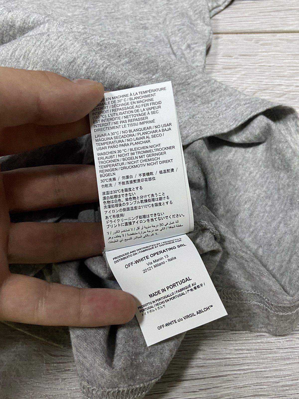 Off-White Off-white “logo” small Virgil Abloh tag vintage t-shirt Size US S / EU 44-46 / 1 - 9 Thumbnail