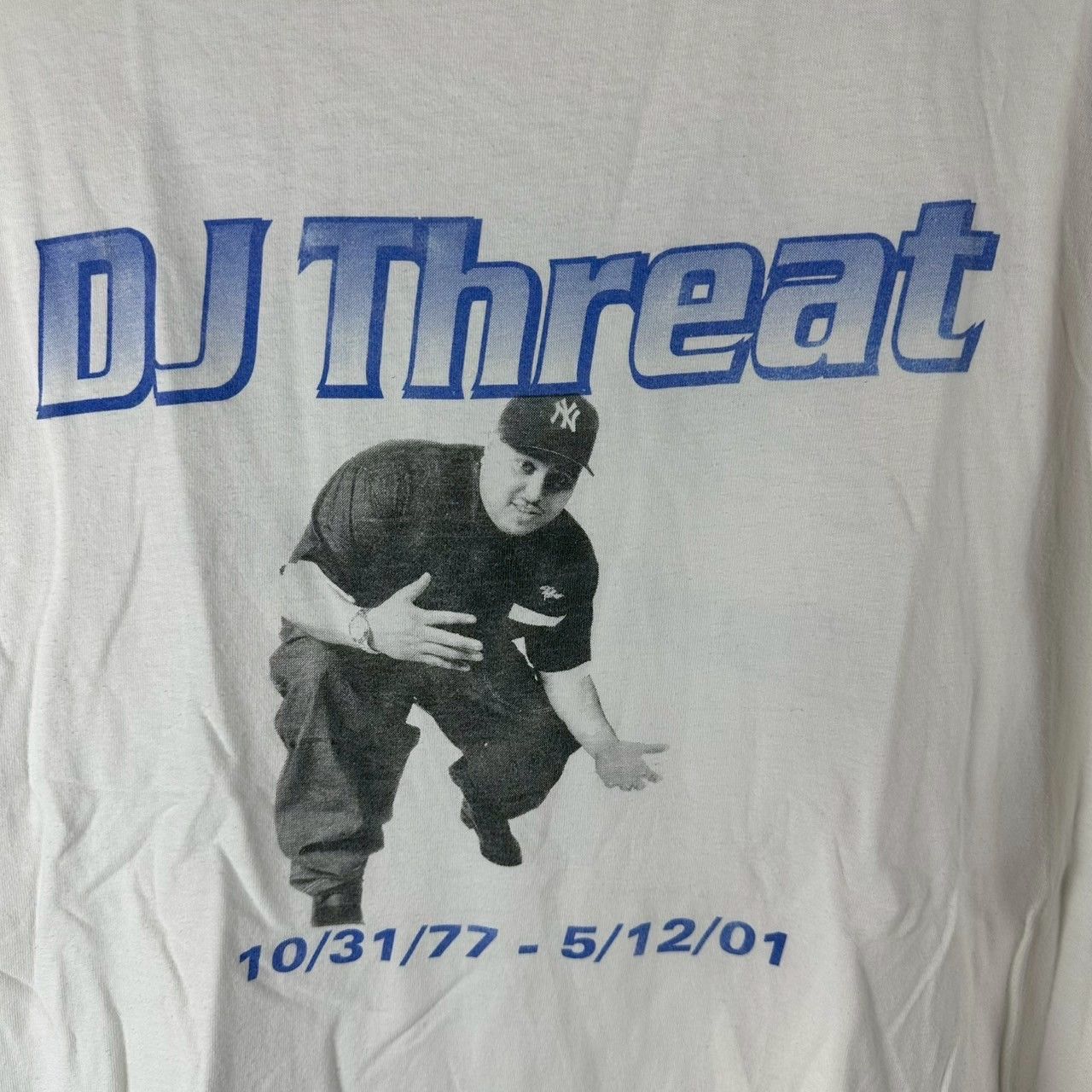 Delta × Rap Tees × Vintage Vintage 2001 Ruff Ryders DJ Threat Memorial Hip Hop Rap Tee Size US XXL / EU 58 / 5 - 6 Thumbnail
