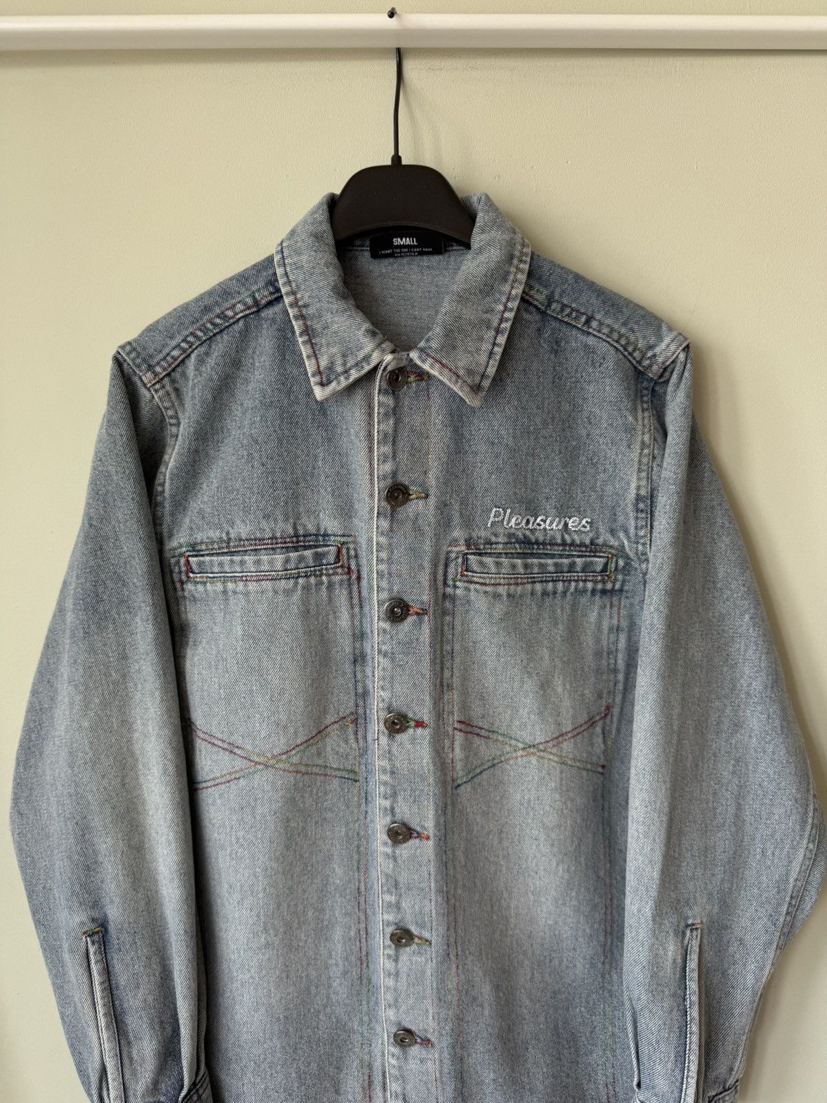 Pleasures Pleasures Now Denim overshirt jacket Size US S / EU 44-46 / 1 - 3 Thumbnail