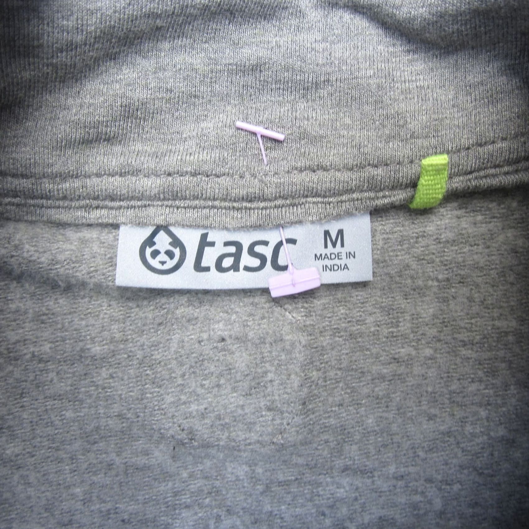 Vintage Tasc Sweater Mens Medium Gray 1/4 Zip Bamboo Performance Base Layer Pullover Size US M / EU 48-50 / 2 - 7 Thumbnail