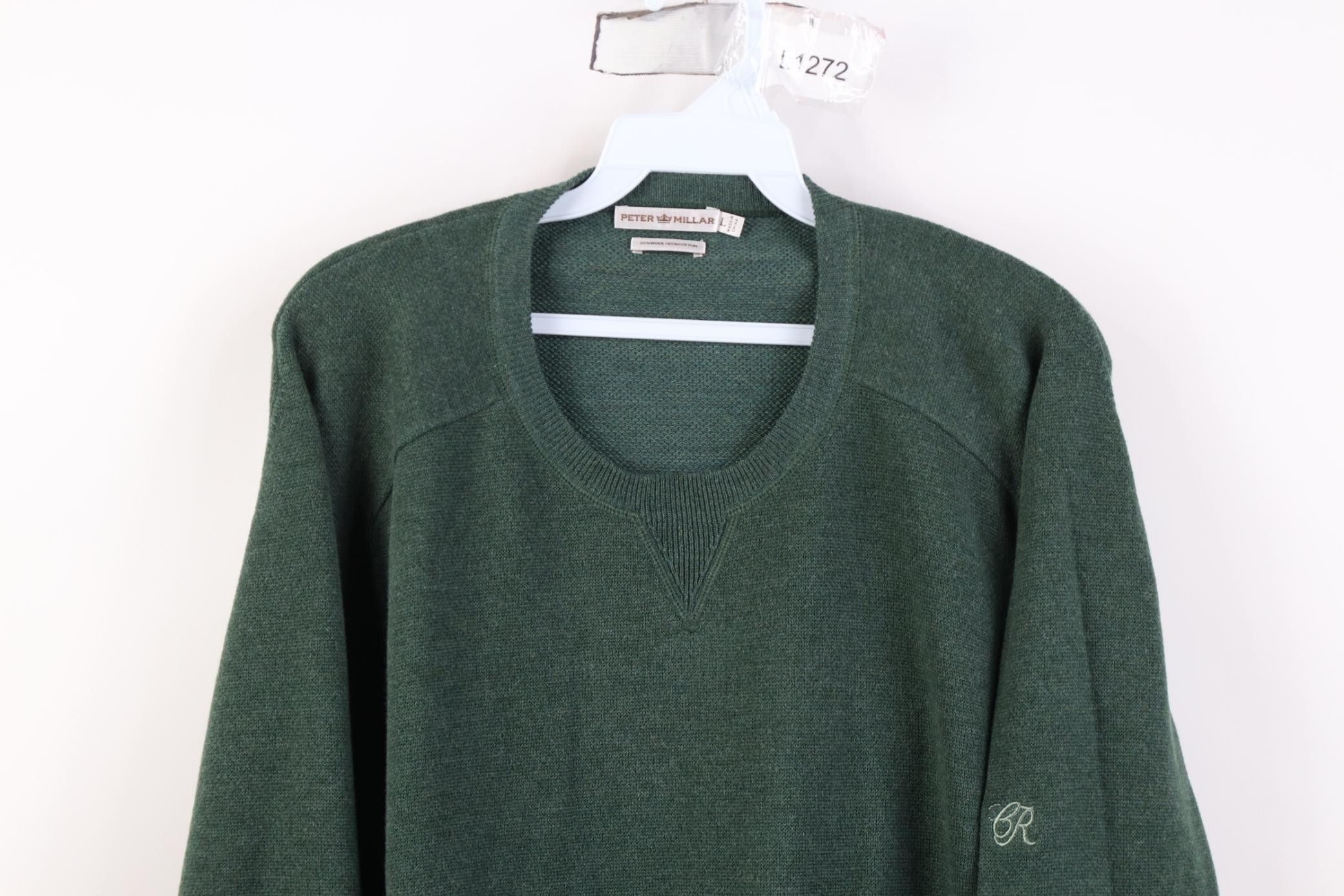 Peter Millar Peter Millar Wool Blend Knit Golfing Golf Crewneck Sweater Size US L / EU 52-54 / 3 - 2 Thumbnail