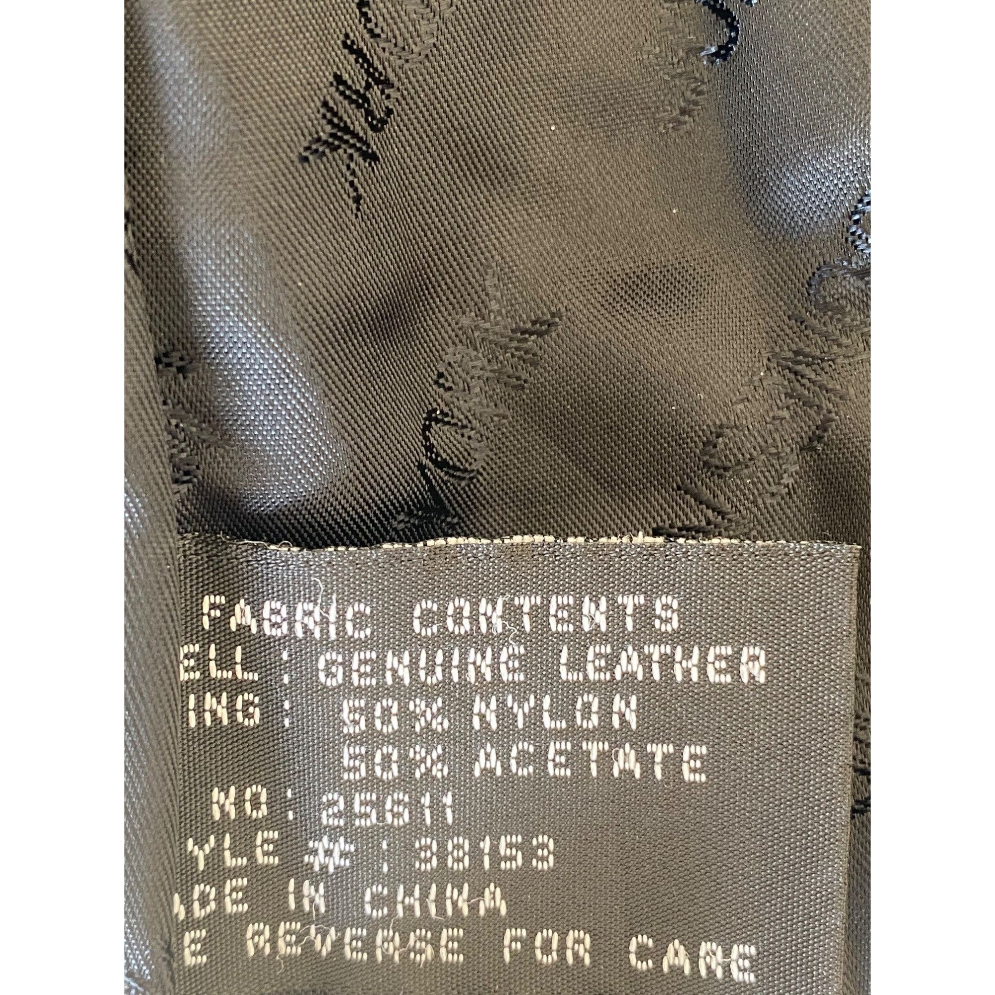 Jones New York Womens Jones New York Black Leather Jacket Coat Size M / US 6-8 / IT 42-44 - 8 Thumbnail