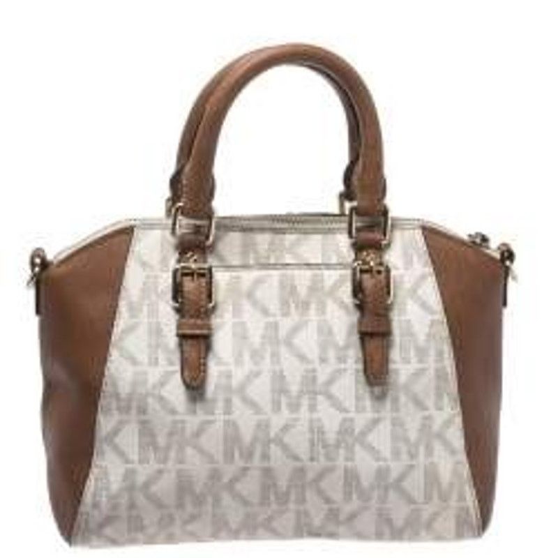 Michael Kors Michael Kors Ciara Vanilla Acorn Signature Convertible Bag Size ONE SIZE - 3 Thumbnail