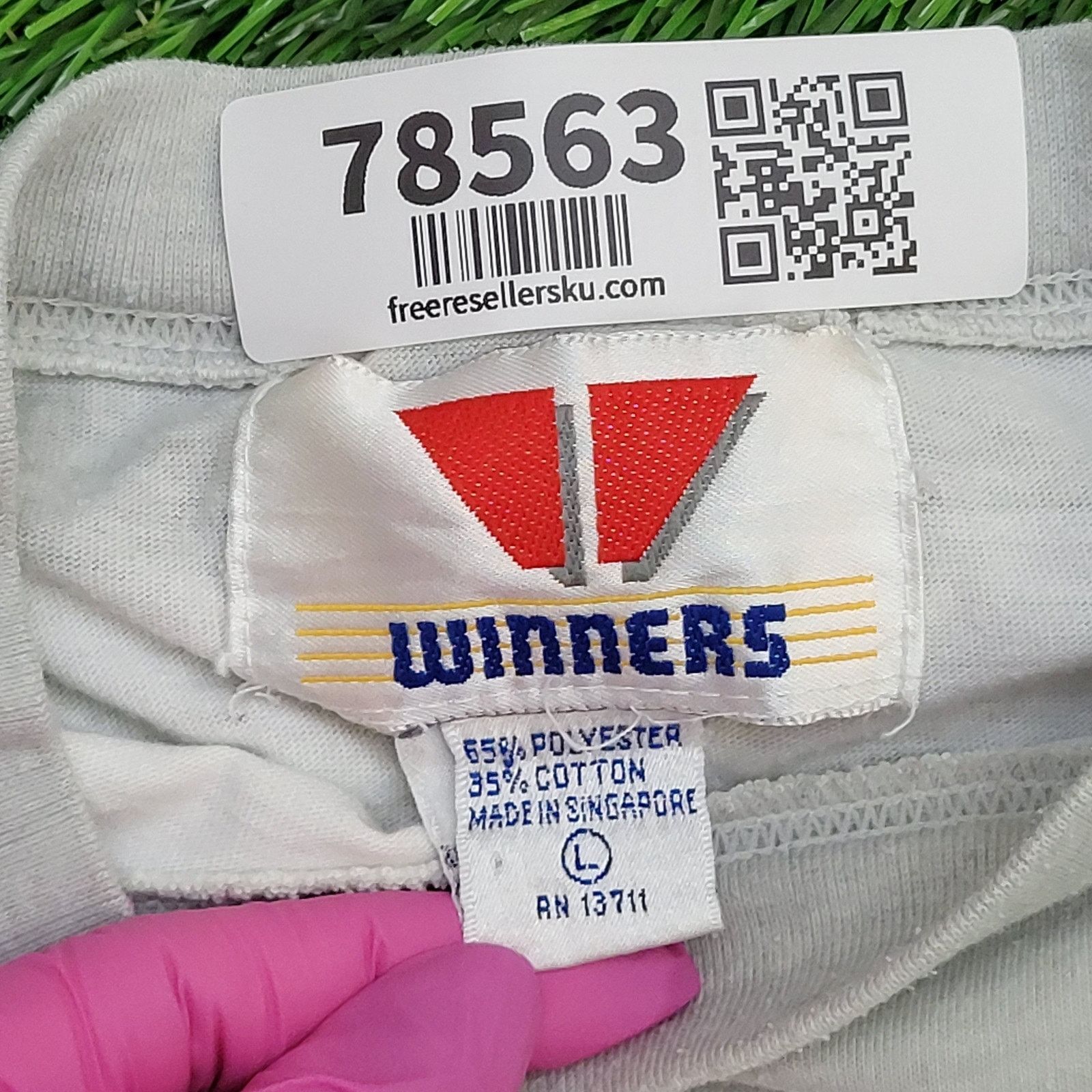 Winners Circle VTG Winners Horizontal Stripe Shirt Large 24x28 Pastel Size US L / EU 52-54 / 3 - 9 Thumbnail