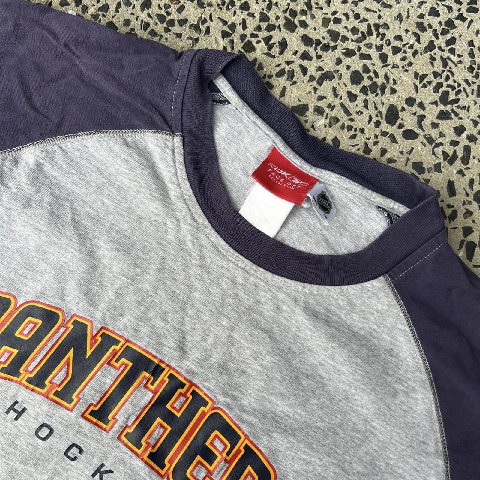 rokh Vintage 90s Rok Panthers Hockey Long sleeve 🏒 Size US M / EU 48-50 / 2 - 3 Thumbnail