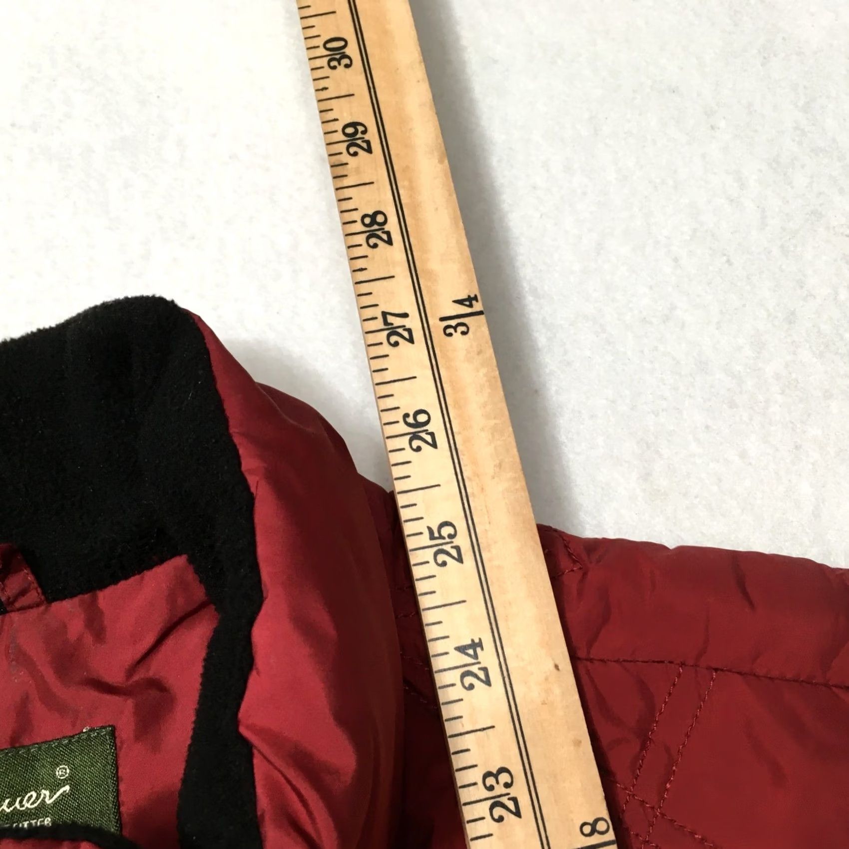 Eddie Bauer Eddie Bauer Vest Puffer Vest Womens XL BURGUNDY Quilted Goose Down Short Sleeveless Zip Jacket/Coat Length: Short (No new words added) Size XL / US 12-14 / IT 48-50 - 5 Thumbnail