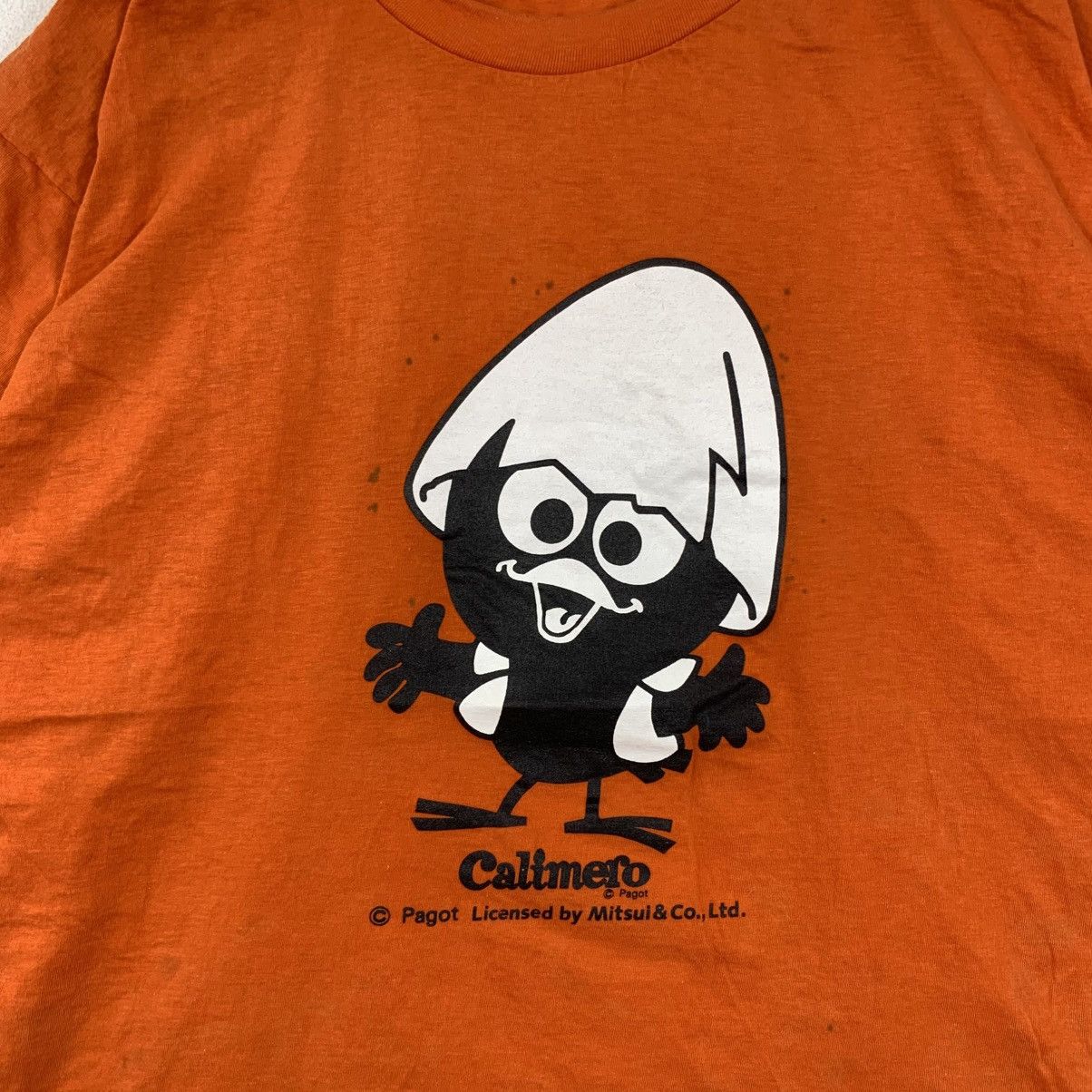 Vintage Vintage CALIMERO Pagot Mitsui&Co TV Cartoon Animation Tshirt Size US M / EU 48-50 / 2 - 4 Thumbnail