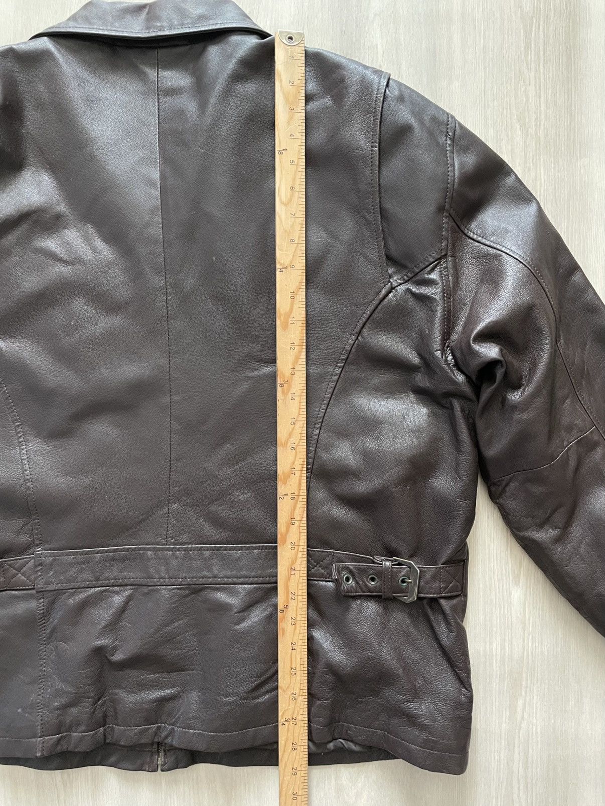 Vintage Vintage KC Collections Brown Leather Quilt Lining Sz L Size US L / EU 52-54 / 3 - 6 Thumbnail
