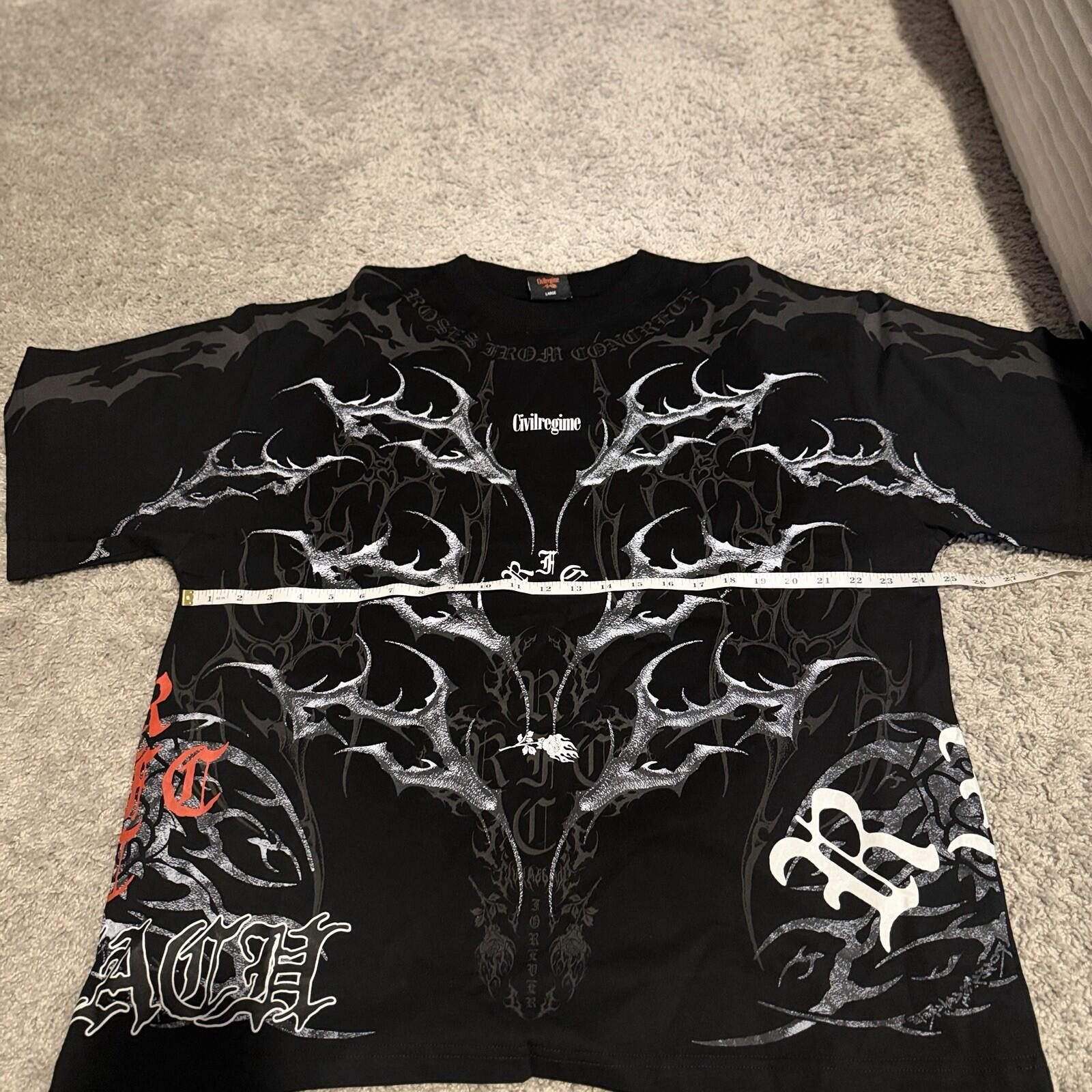 Civil Regime Civil Regime Bleach Zangetsu 199X Black Size Large OS Size US L / EU 52-54 / 3 - 2 Thumbnail