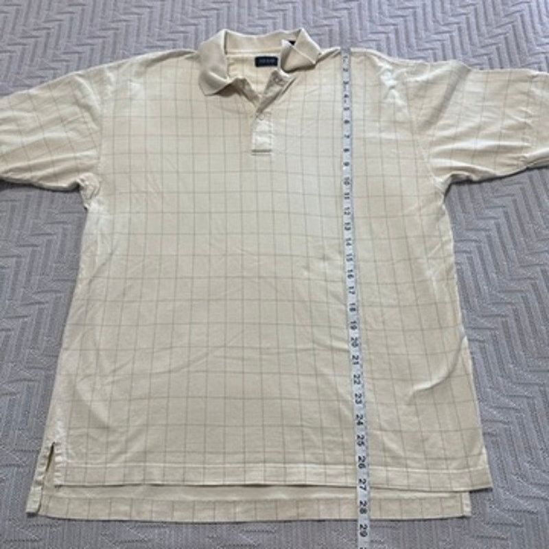 Izod Izod light yellow window pane plaid polo size M Size US M / EU 48-50 / 2 - 6 Thumbnail