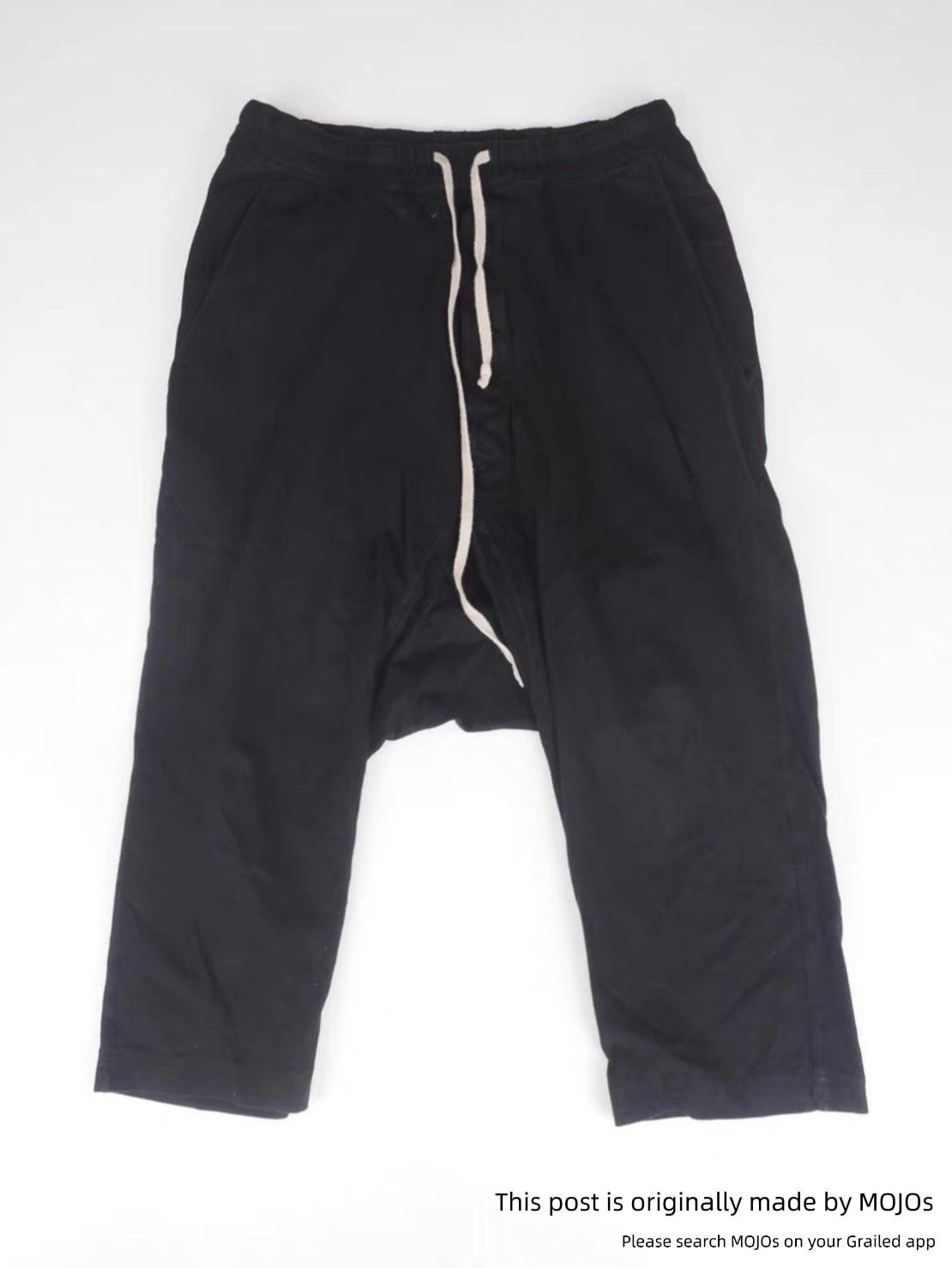 Rick Owens Drkshdw Sz XS Rick Owens Drkshdw 16SS Drawstring Cropped Trousers Size US 30 / EU 46 - 1 Thumbnail